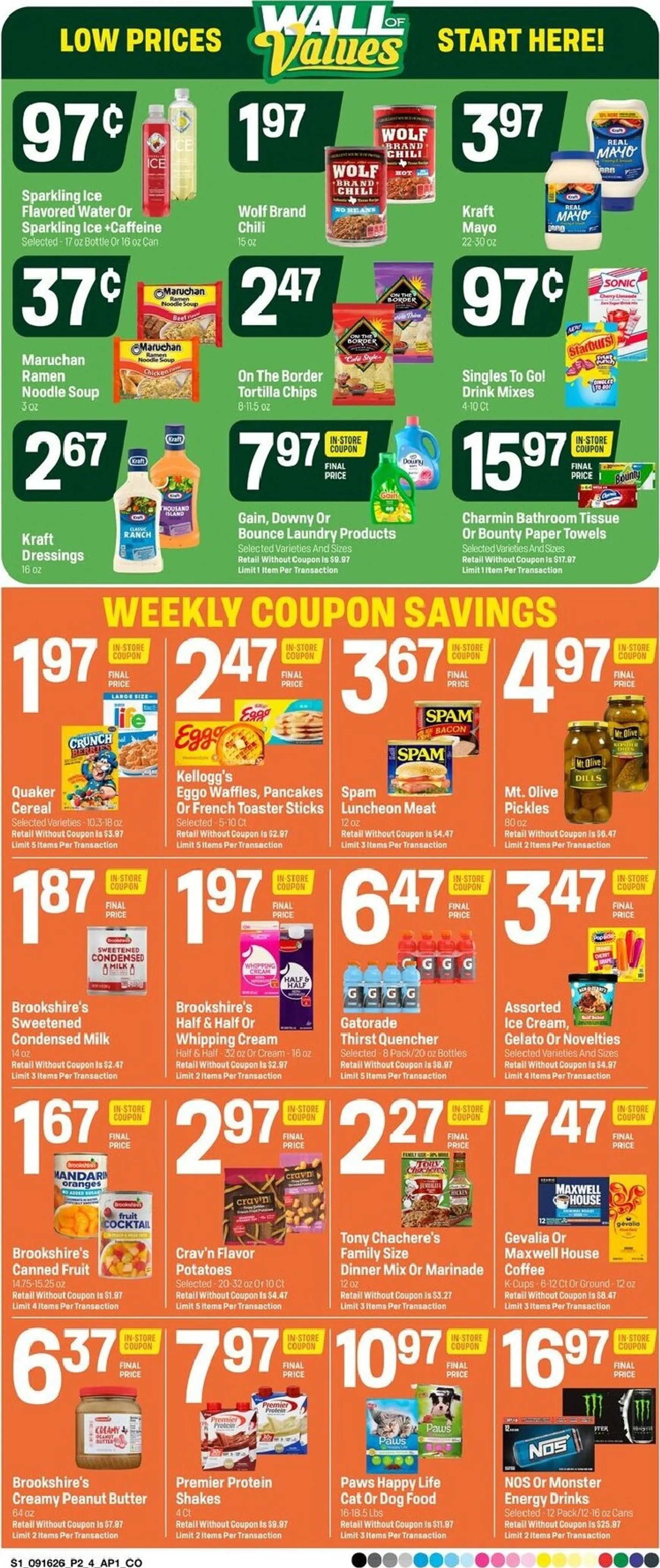 Weekly ad Current Super 1 Foods leaflet valid from Wednesday 09/16/2026 to Tuesday 09/22/2026 from September 16 to September 22 2026 - Page 2