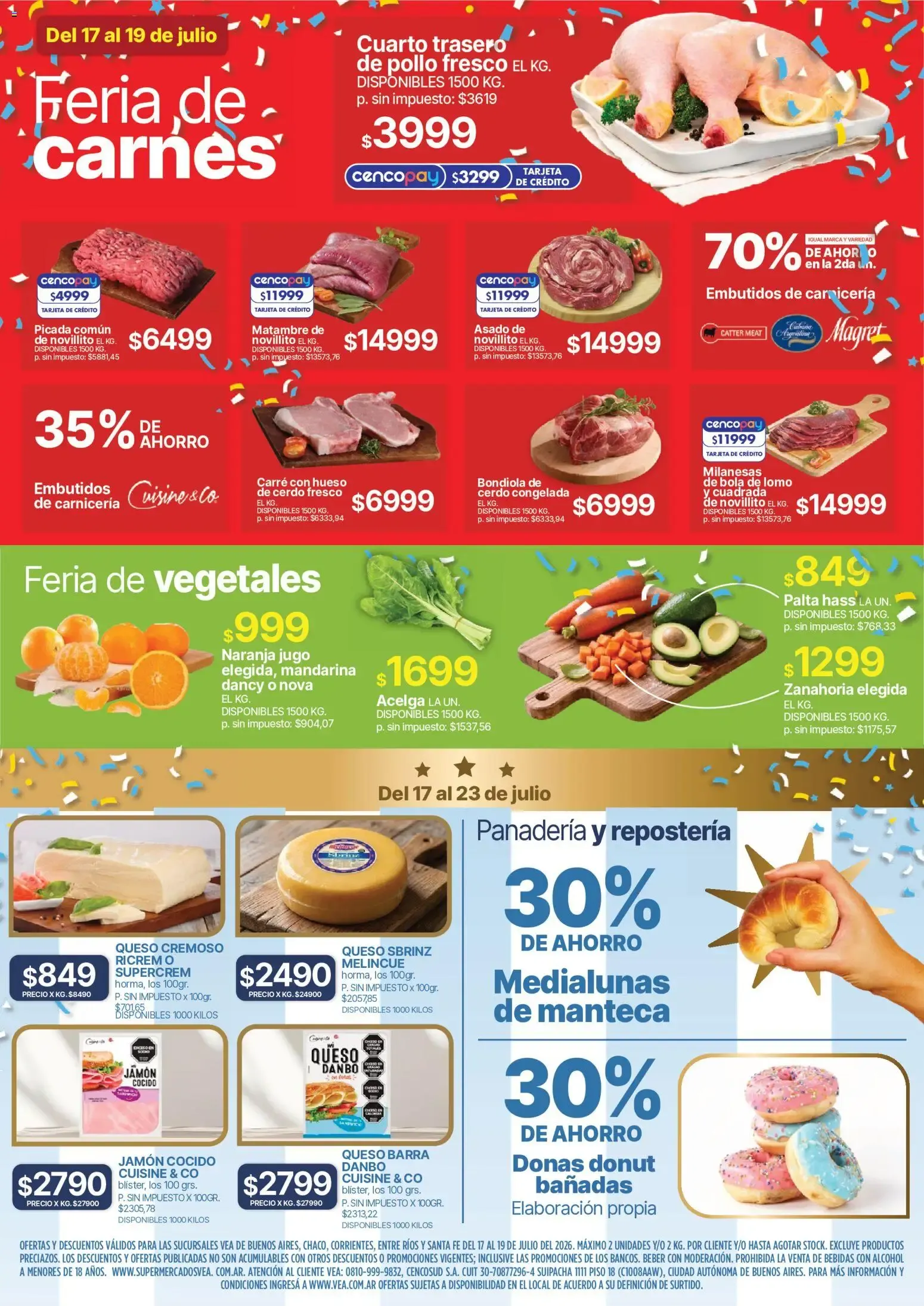 Ofertas de Vea - Fin de semana de ahorro | BA Nea del 17/07/2026 - 20/07/2026 17 de julio al 20 de julio 2026 - Página 3 del catálogo