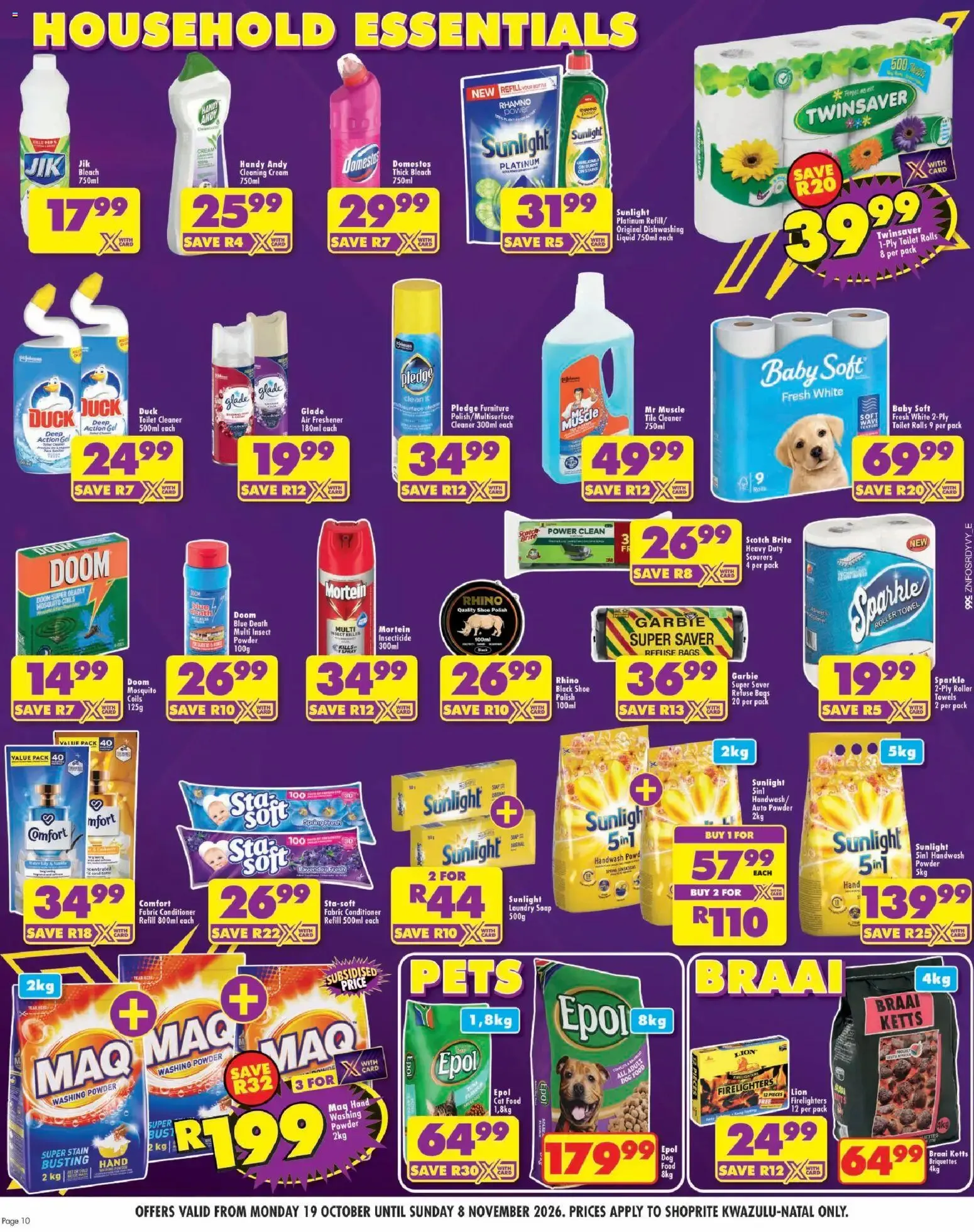 Shoprite Specials (19/10/2026 - 08/11/2026) → Online Catalogue from 19 October to 8 November 2026 - Catalogue Page 10