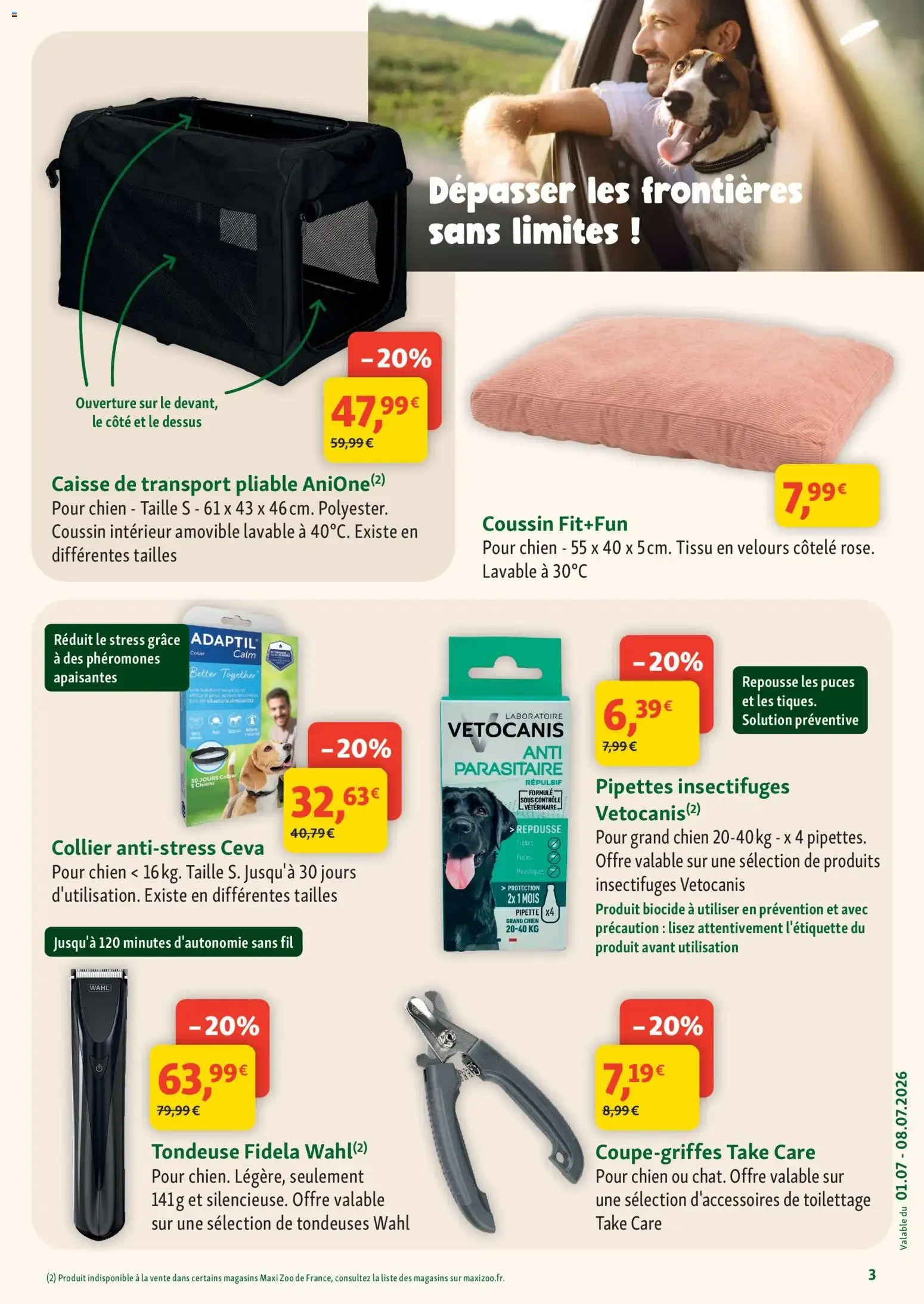 Maxi Zoo du 1 juillet au 8 juillet 2026 - Catalogue page 3