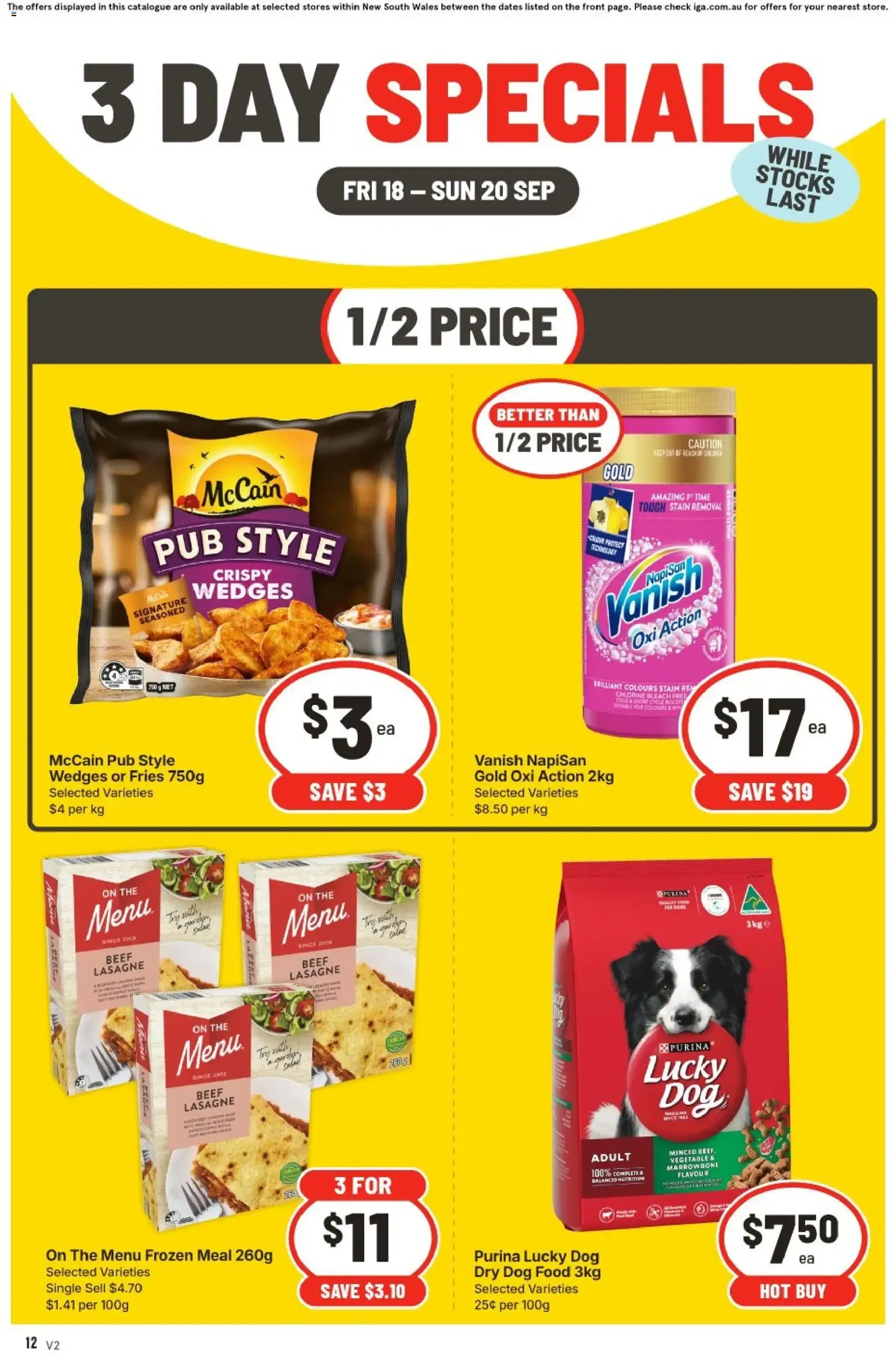 3 DAY SPECIALS - Catalogue valid from 18 September to 20 September 2026 - page 4