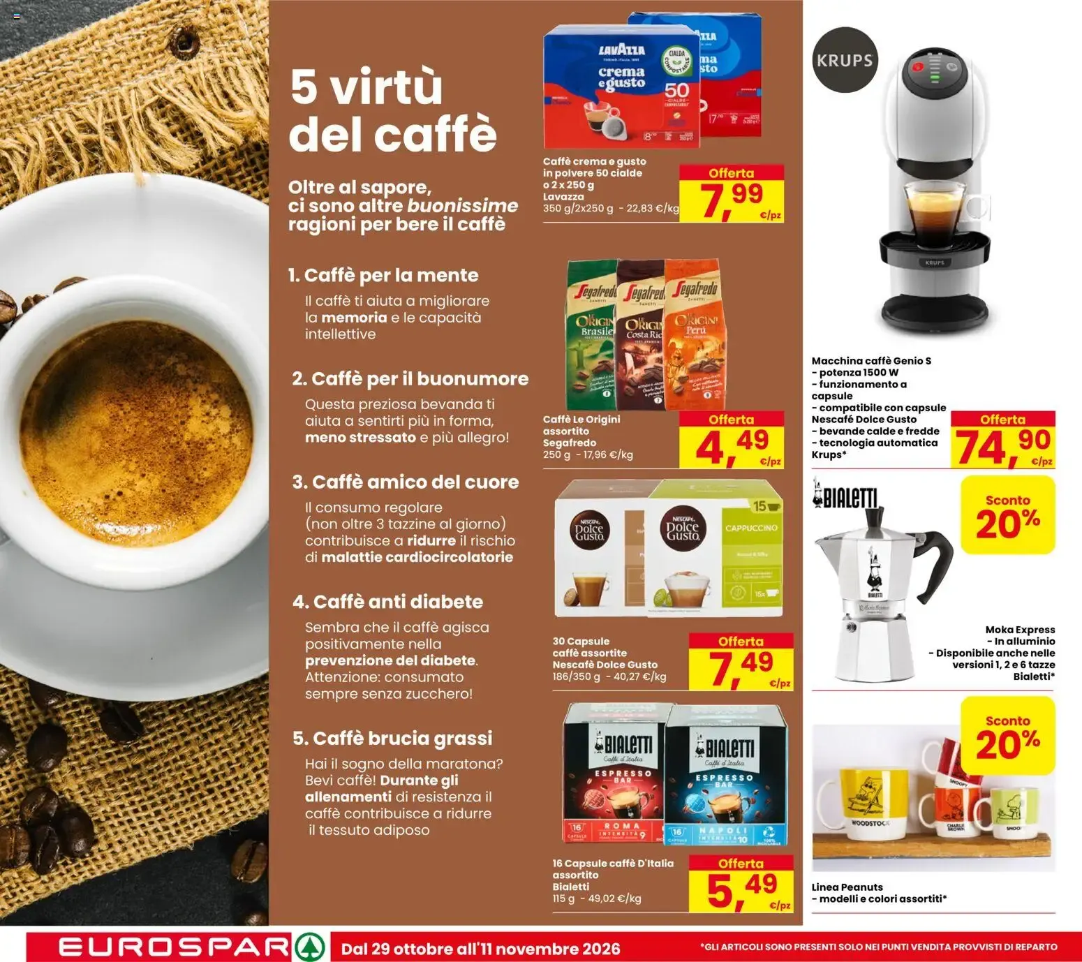 Eurospar volantino dal 29/10/2026 - online Offerte da 29 ottobre a 11 novembre di 2026 - Pagina del volantino 14