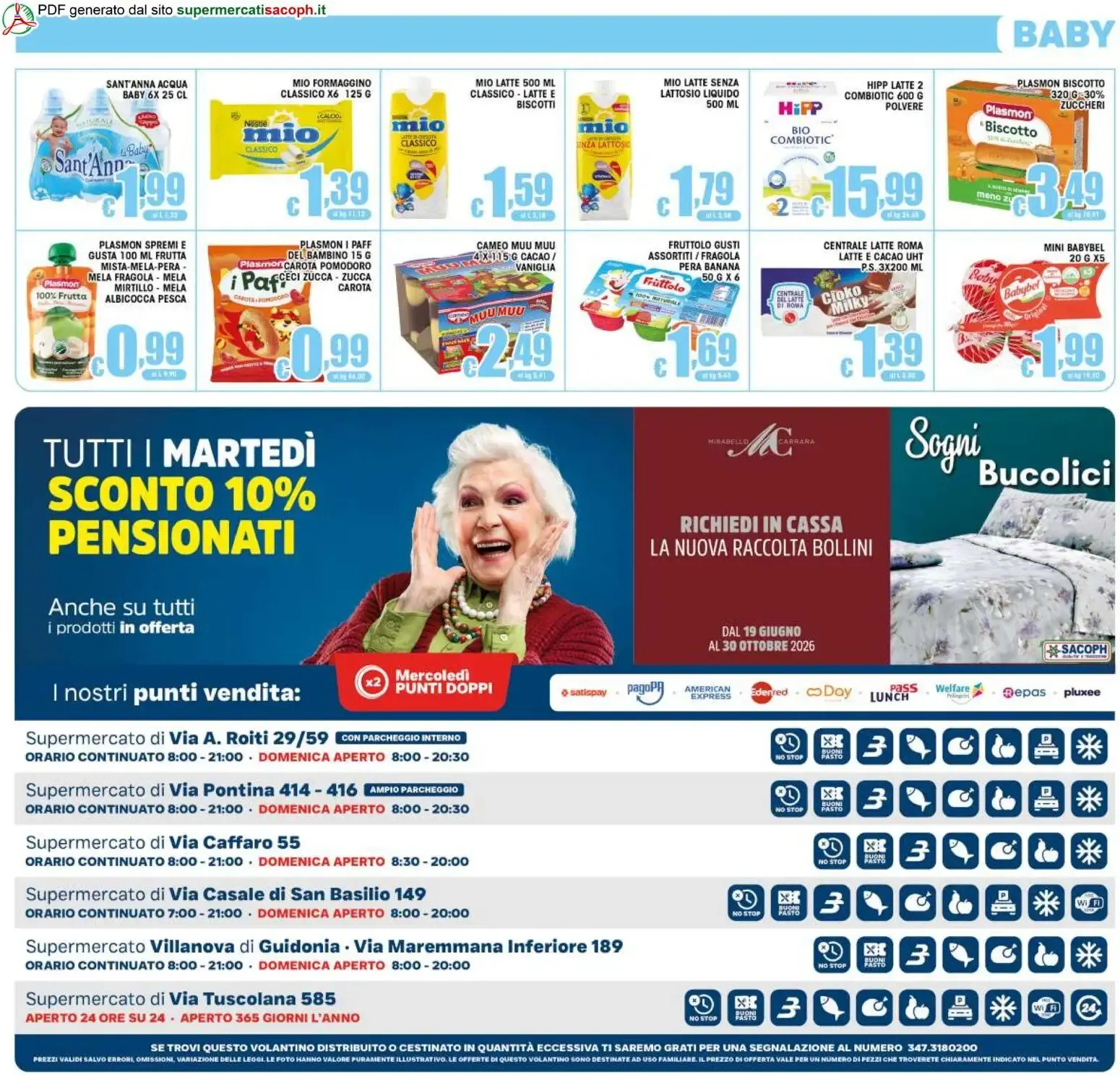 Sacoph volantino dal 10/07/2026 - online Offerte da 10 luglio a 21 luglio di 2026 - Pagina del volantino 20