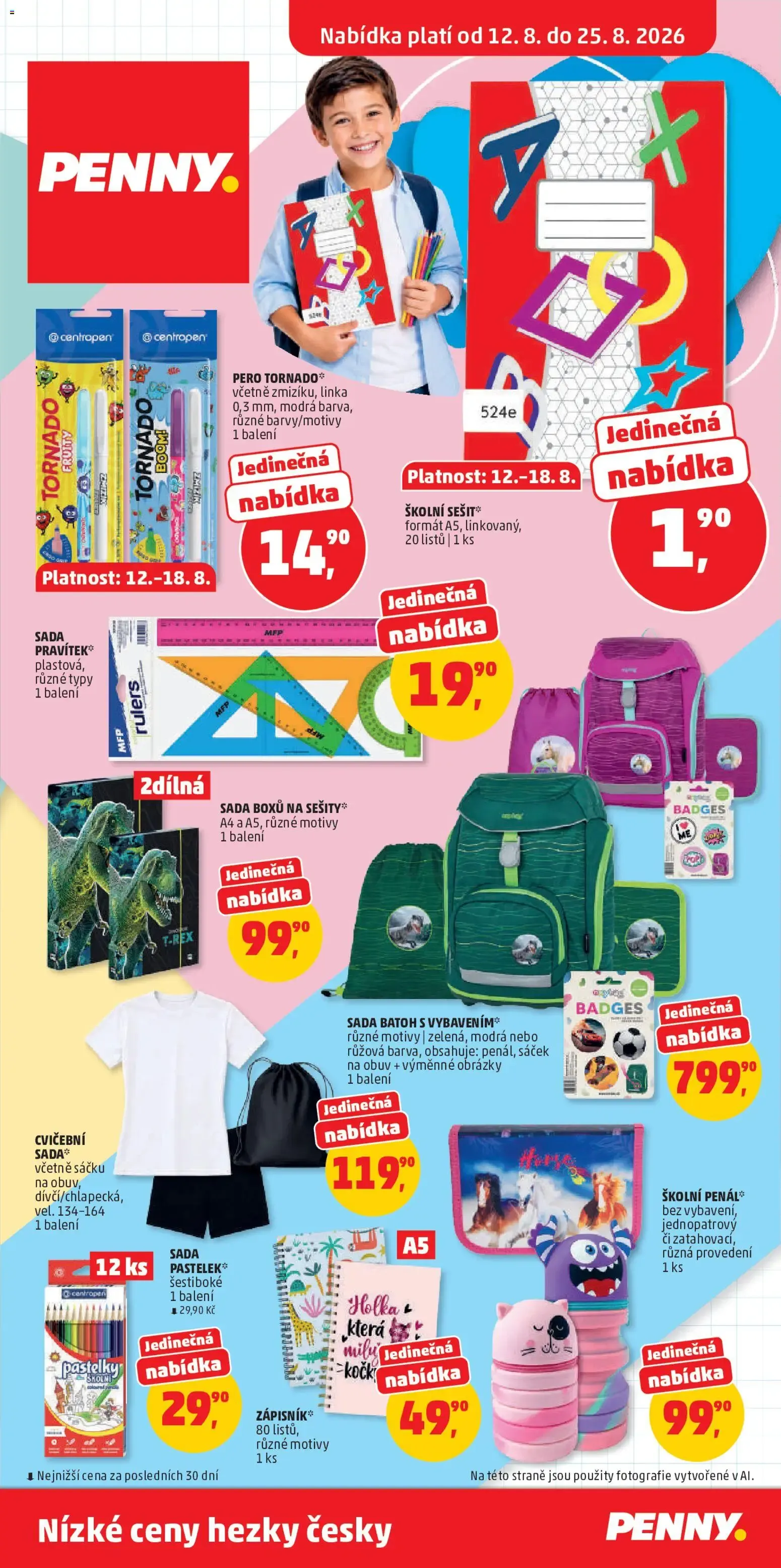 PENNY leták na příští týden (12.08.2026) - 12. srpna 25. srpna 2026 - Page 1