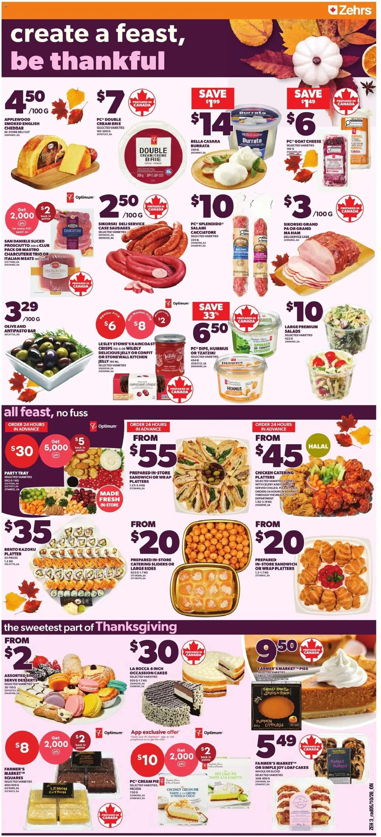Zehrs weekly flyer / circulaire from Oct 8, 2026 > weekly specials & deals from October 8 to October 14 2026 - flyer page 4