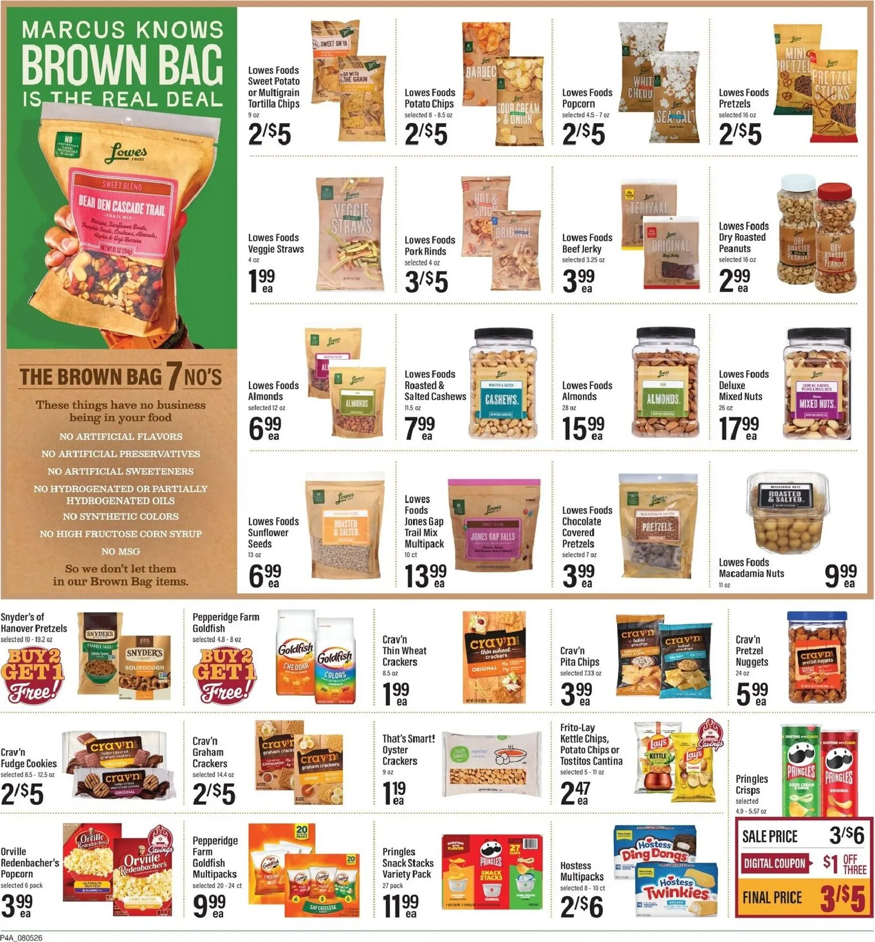 Weekly ad Current Lowes Foods leaflet valid from Wednesday 08/05/2026 to Tuesday 08/11/2026 from August 5 to August 11 2026 - Page 6