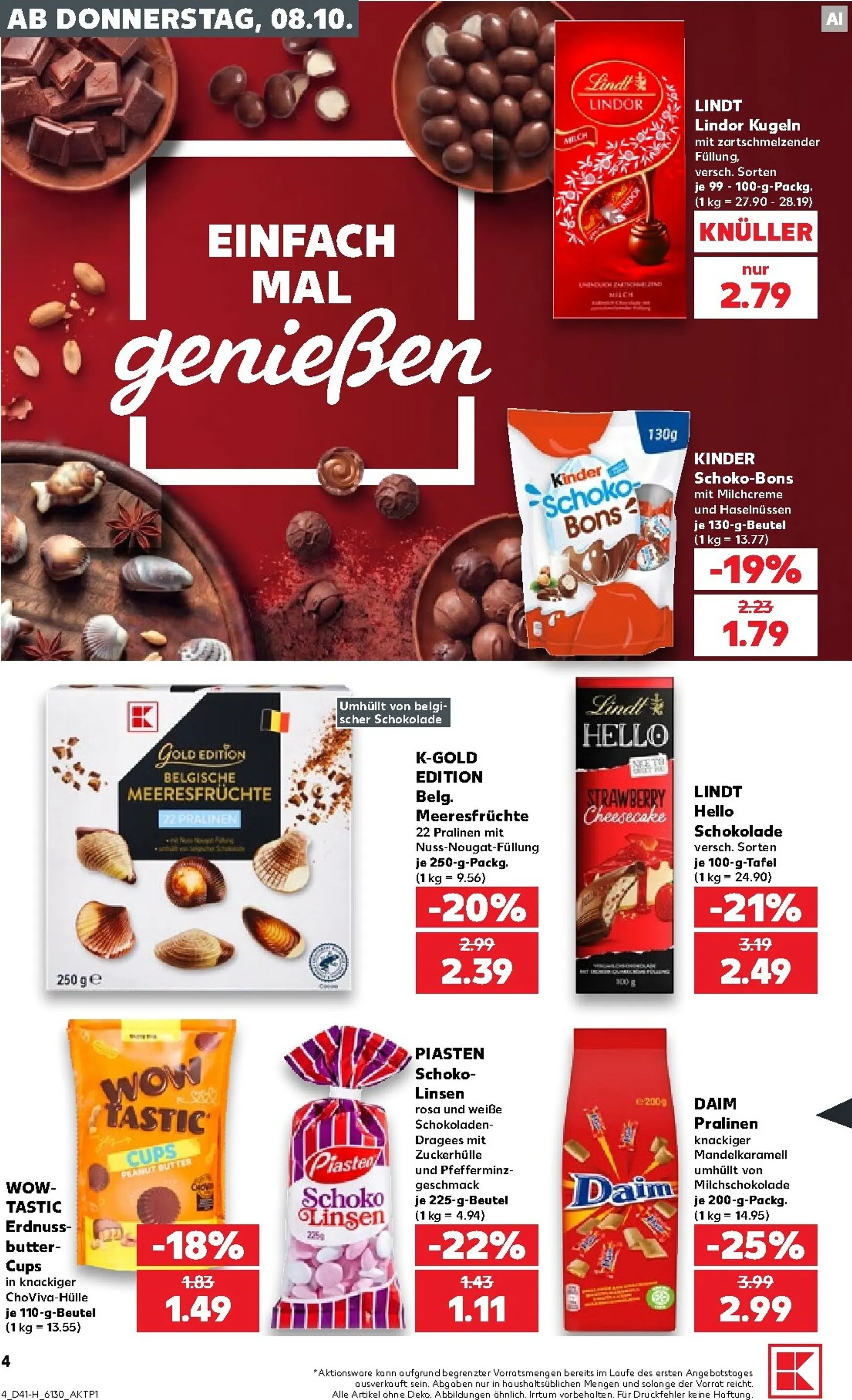 Kaufland - Neckarsulm Prospekt nächste Woche – von Donnerstag 08.10.2026 bis Mittwoch 14.10.2026 von 8. Oktober bis 14. Oktober 2026 - Prospekt seite 4