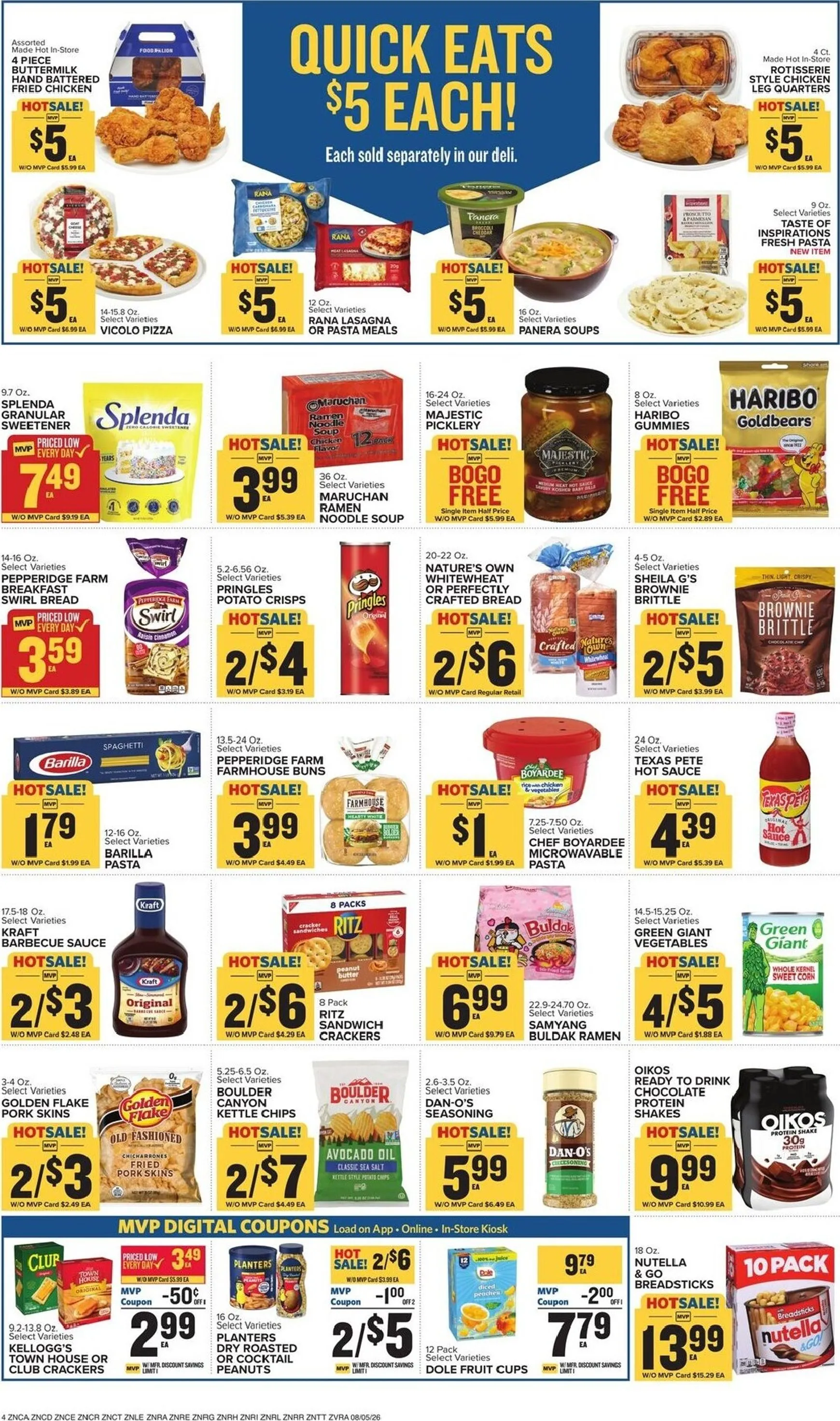 Weekly ad Food Lion: Straight A's in Savings from August 5 to August 11 2026 - Page 6