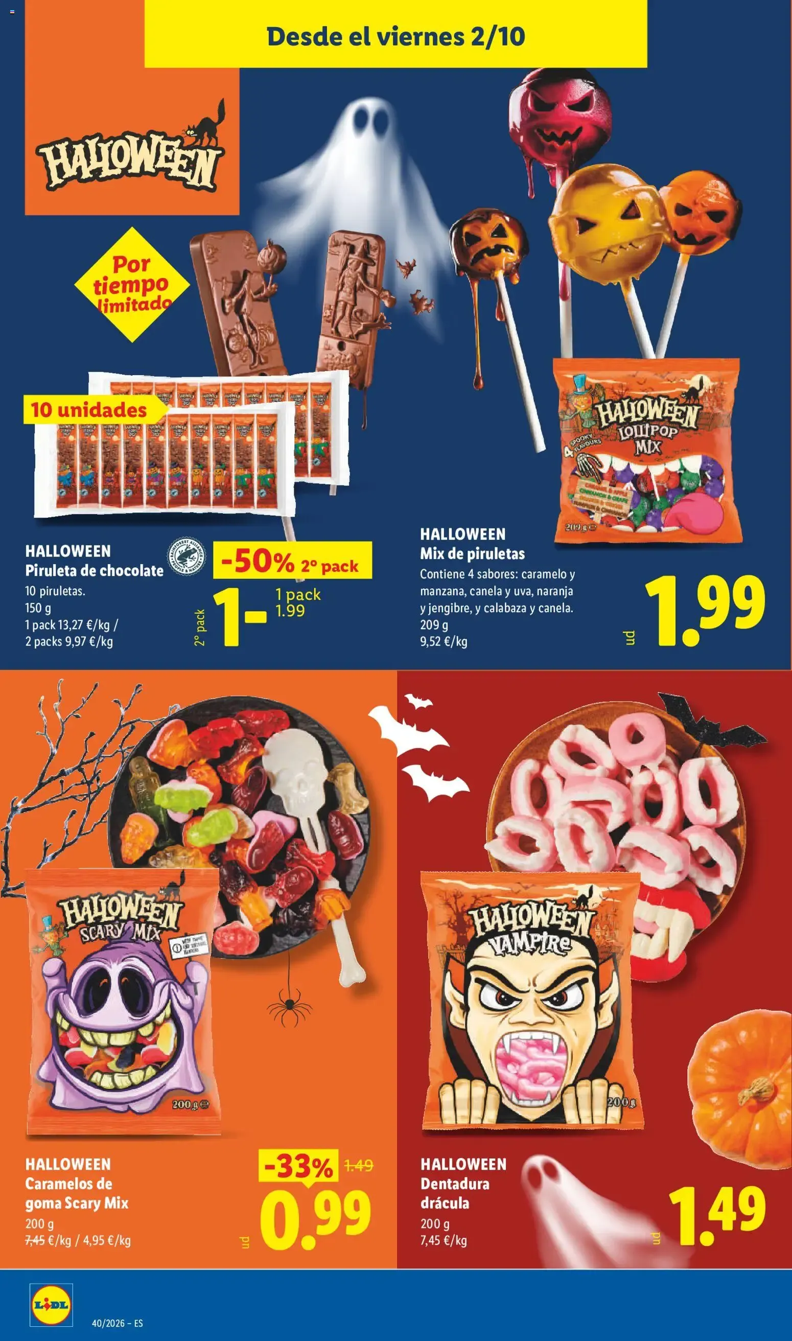 Catálogo de Lidl folleto Halloween del 02/10/2026 | Ofertas 2 de octubre al 25 de octubre 2026 - Página 4
