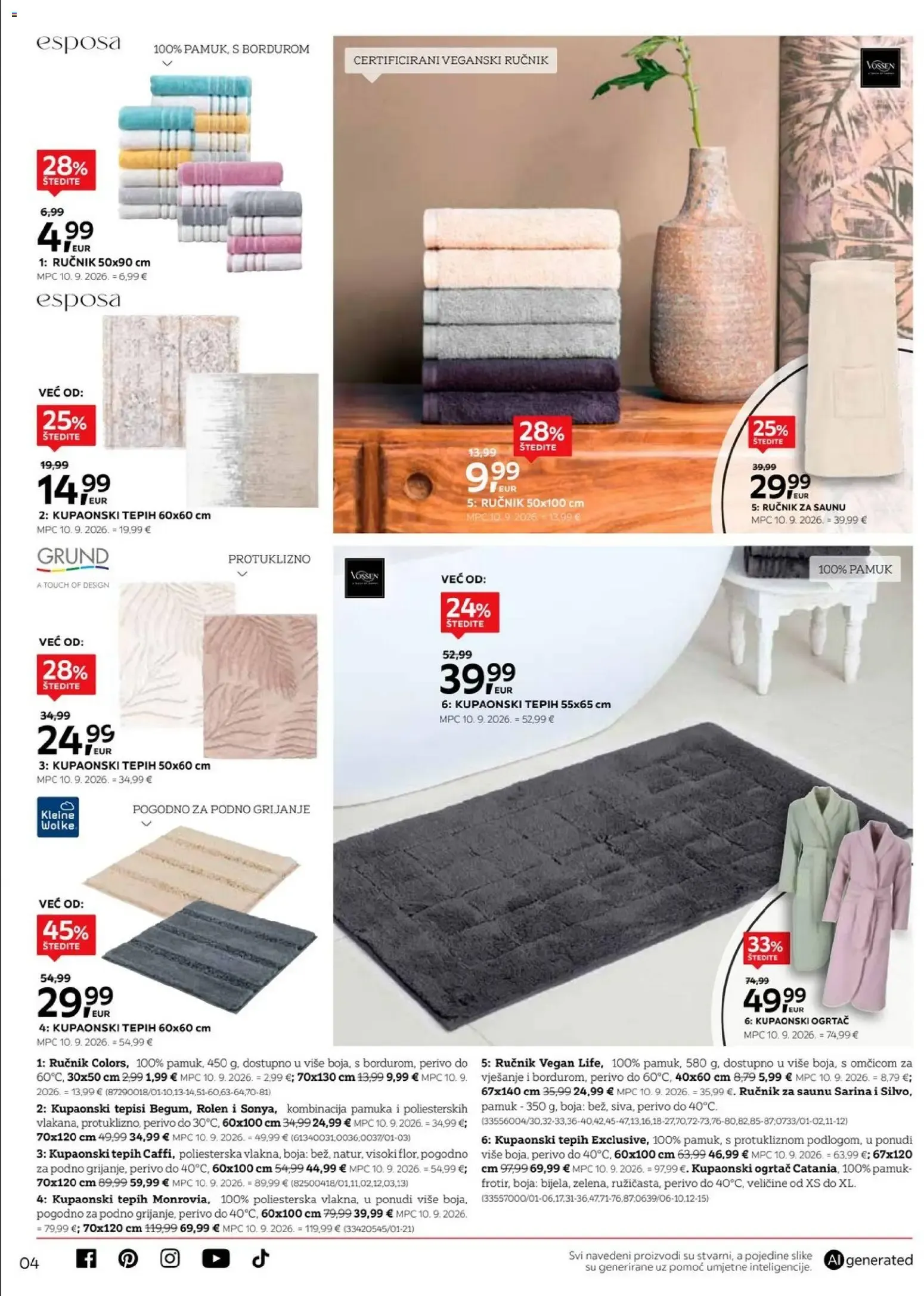Katalog Sleeptex - Posteljina y Jastuci od 10. rujna do 21. listopada 2026. - Pregled Stranica 3