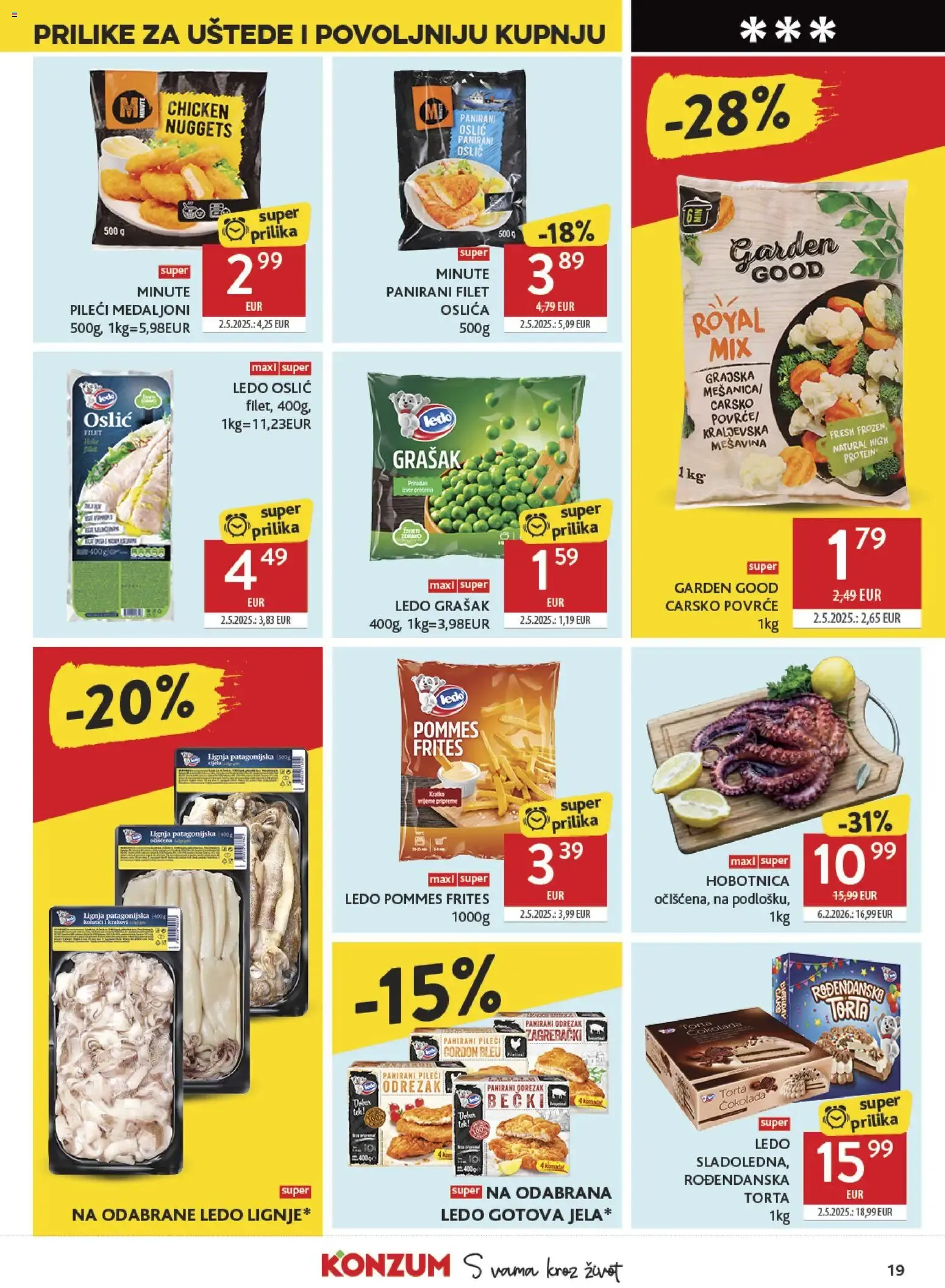 Katalog Konzum Katalog novi od 15.07.2026 na listanje > letak digitalni od 15. srpnja do 21. srpnja 2026. - Pregled Stranica 19