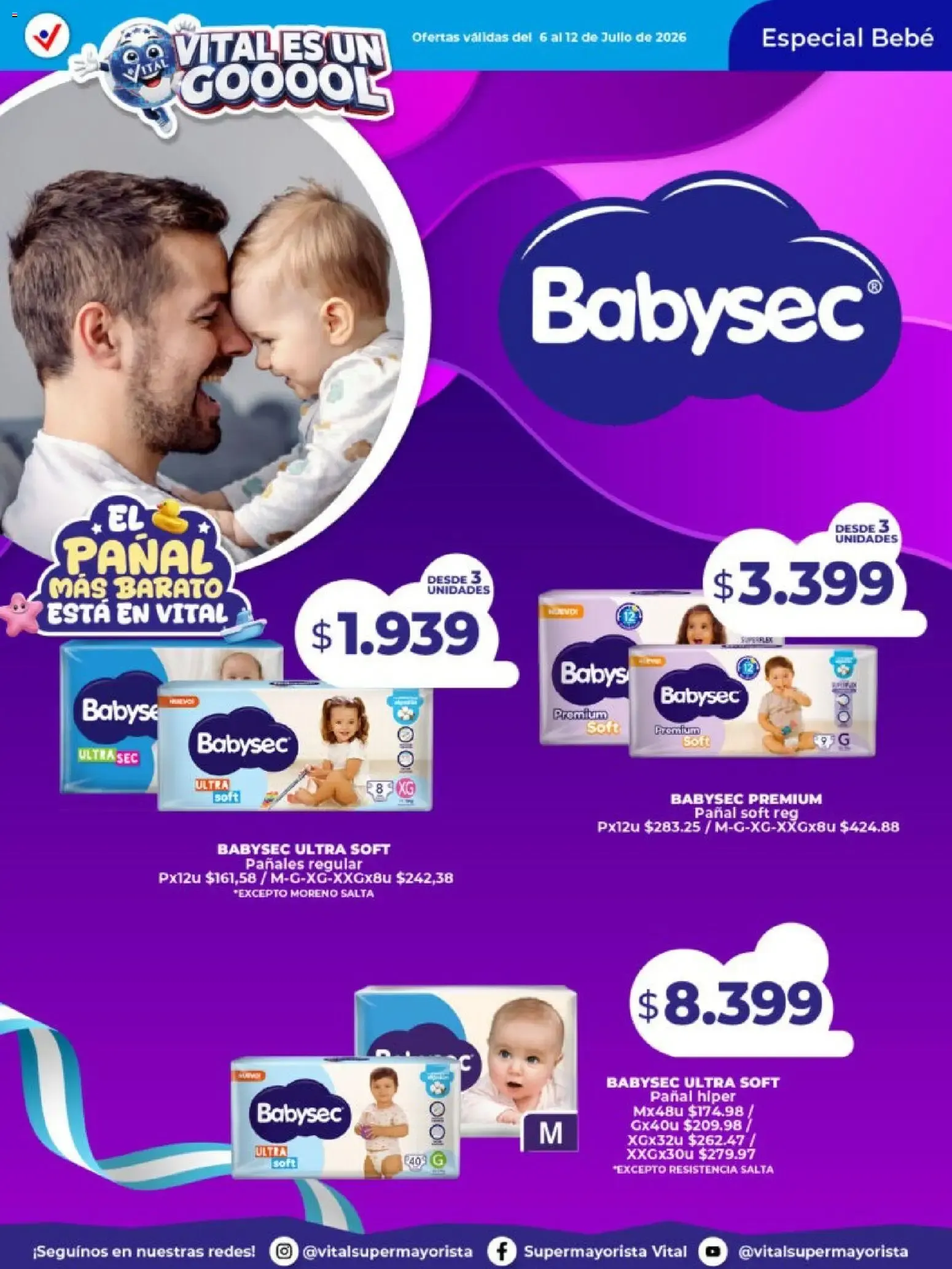 Ofertas de Vital - Especial de pañales || del 06/07/2026 - 12/07/2026 || Catálogo 6 de julio al 12 de julio 2026 - Página 2 del catálogo