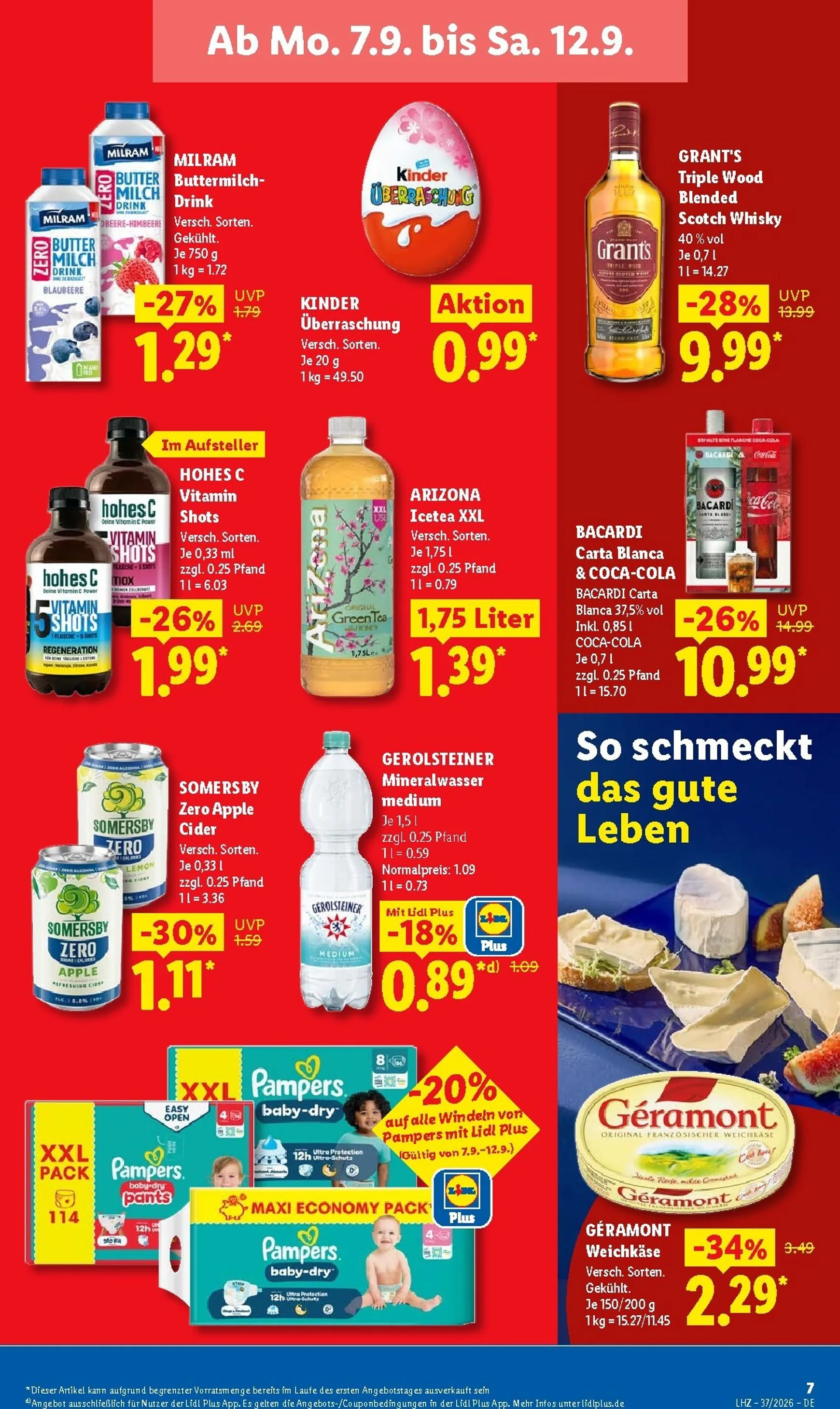 Lidl Prospekt – von Montag 07.09.2026 bis Samstag 12.09.2026 von 7. September bis 12. September 2026 - Prospekt seite 18