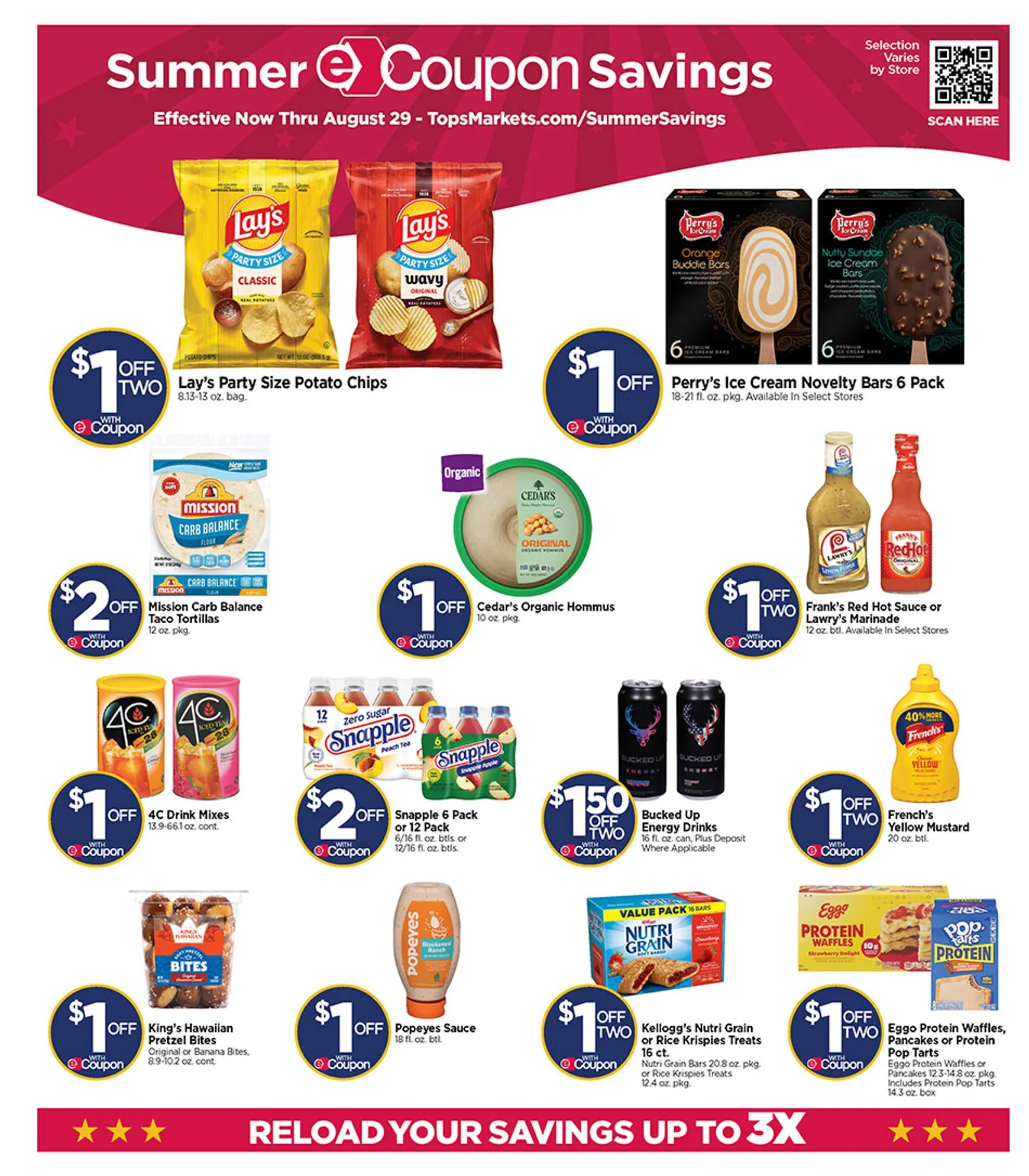 Weekly ad Current Tops Markets - Stars, Stripes & Summer Savings leaflet valid from Sunday 07/12/2026 to Saturday 08/29/2026 from July 12 to August 29 2026 - Page 2