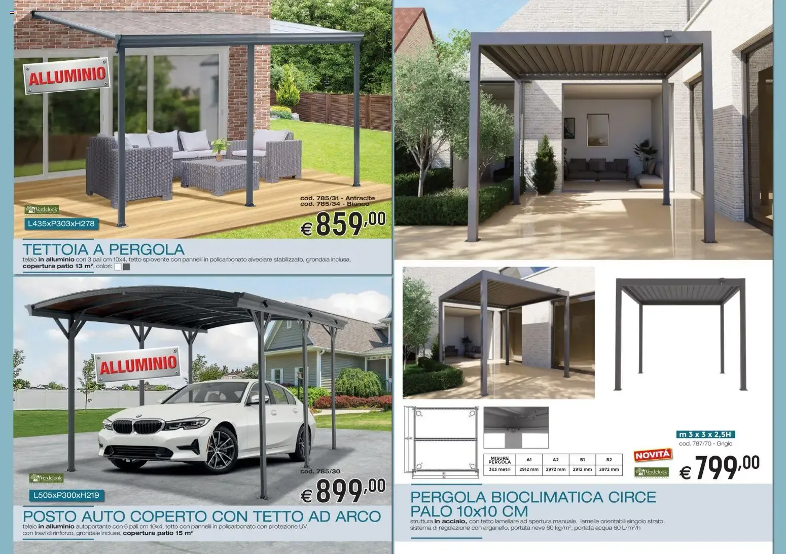 Nuovo Brico OK volantino Ombrelloni, Gazebo, Tende da Sole dal 05/03/2026 > offerte anteprima 🛍️ da 5 marzo a 31 agosto di 2026 - Pagina del volantino 9