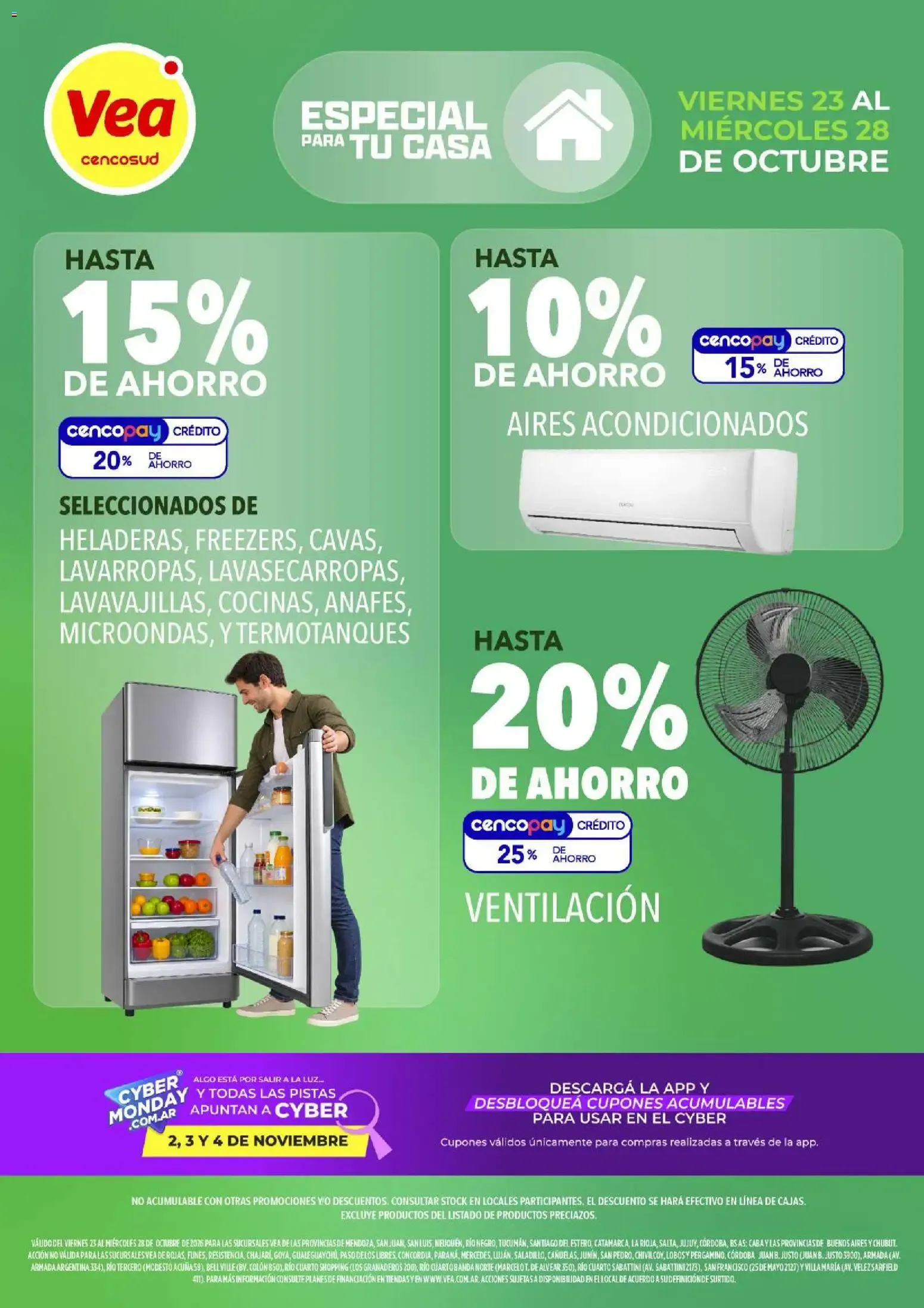 Vea - Especial para tu casa del 23/10/2026 - 28/10/2026