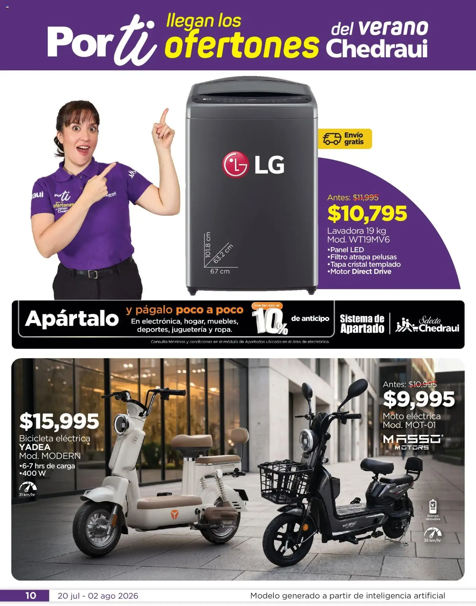 Catálogo de Chedraui folleto Por Ti ofertones de verano (20/07/2026 - 02/08/2026) - catálogo en línea 20 de julio al 2 de agosto 2026 - Pagina 10