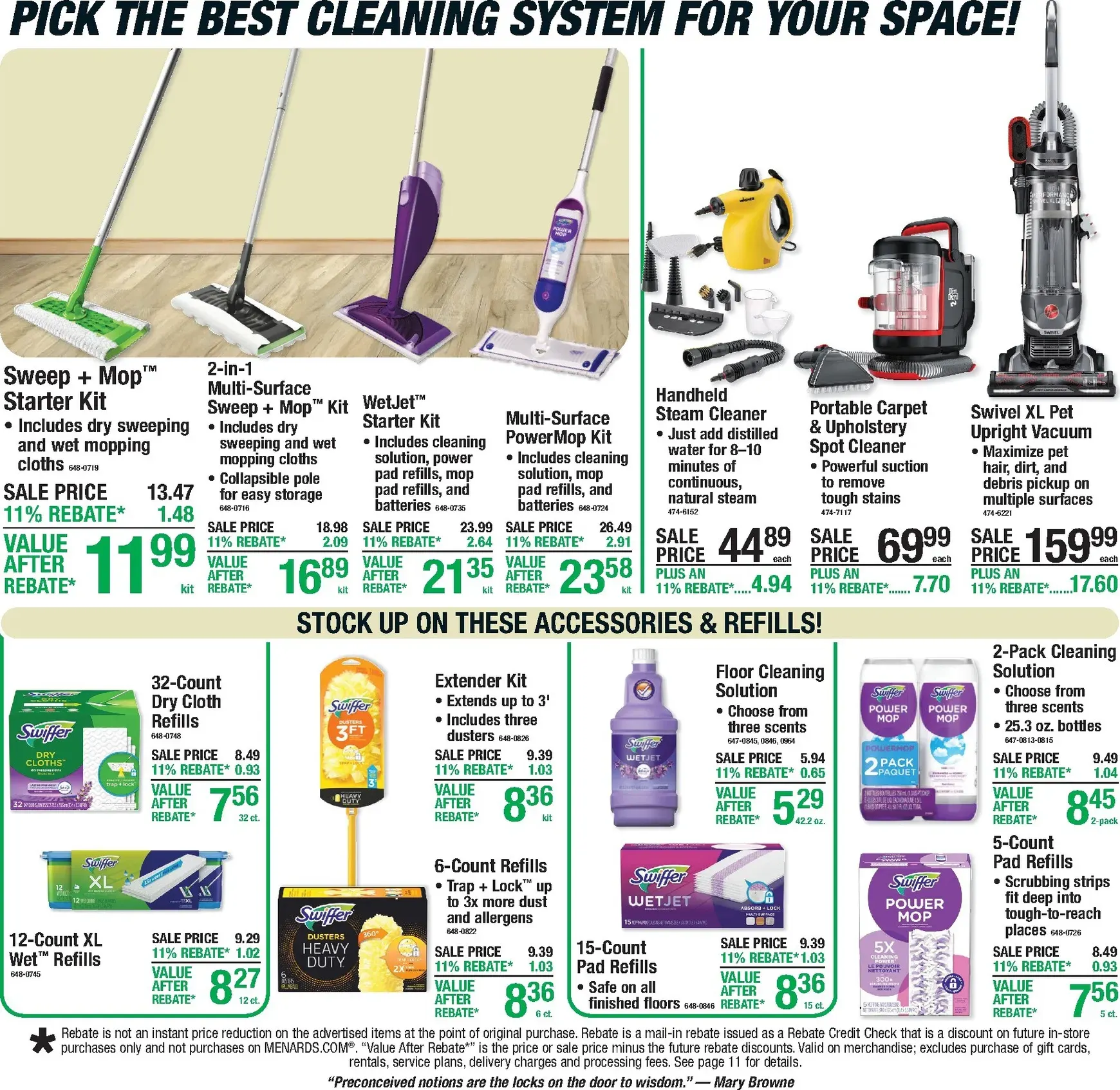 Weekly ad Current Menards - 11% Rebate Sale leaflet valid from Thursday 07/16/2026 to Sunday 07/26/2026 from July 16 to July 26 2026 - Page 19