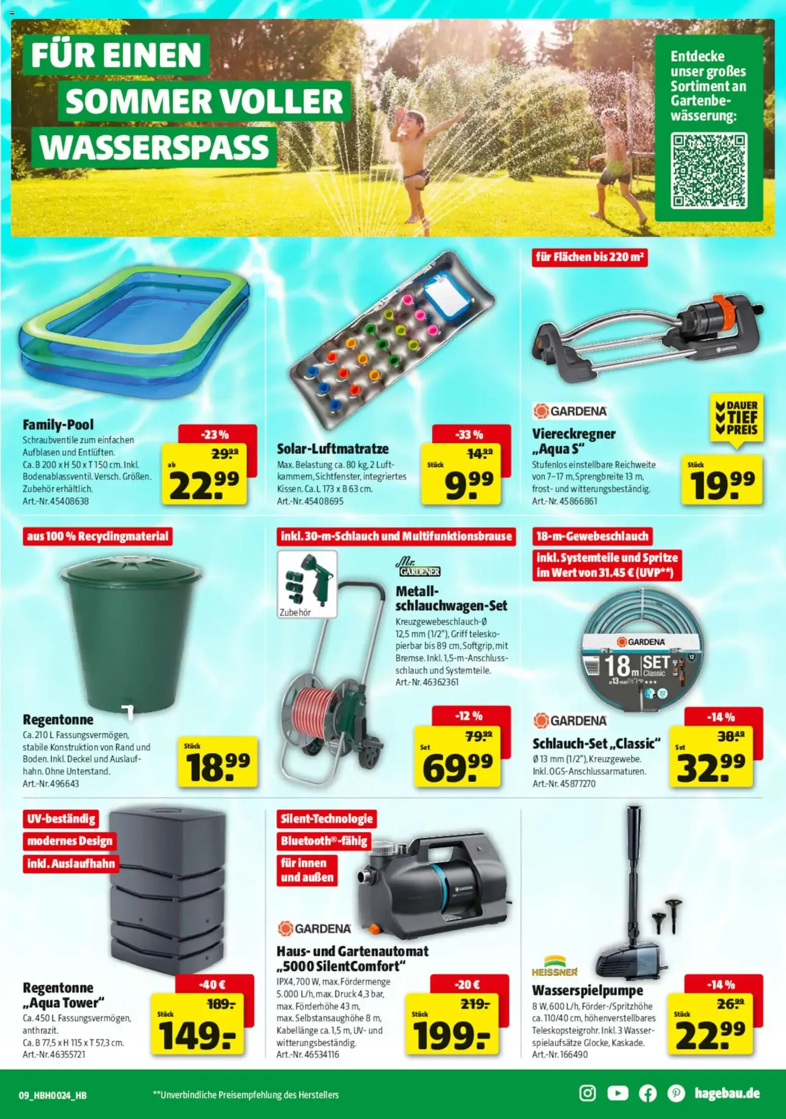 Hagebaumarkt: Hier grillt dein Bestpreis von 6. Juni bis 20. Juni 2026 - Prospekt seite 9