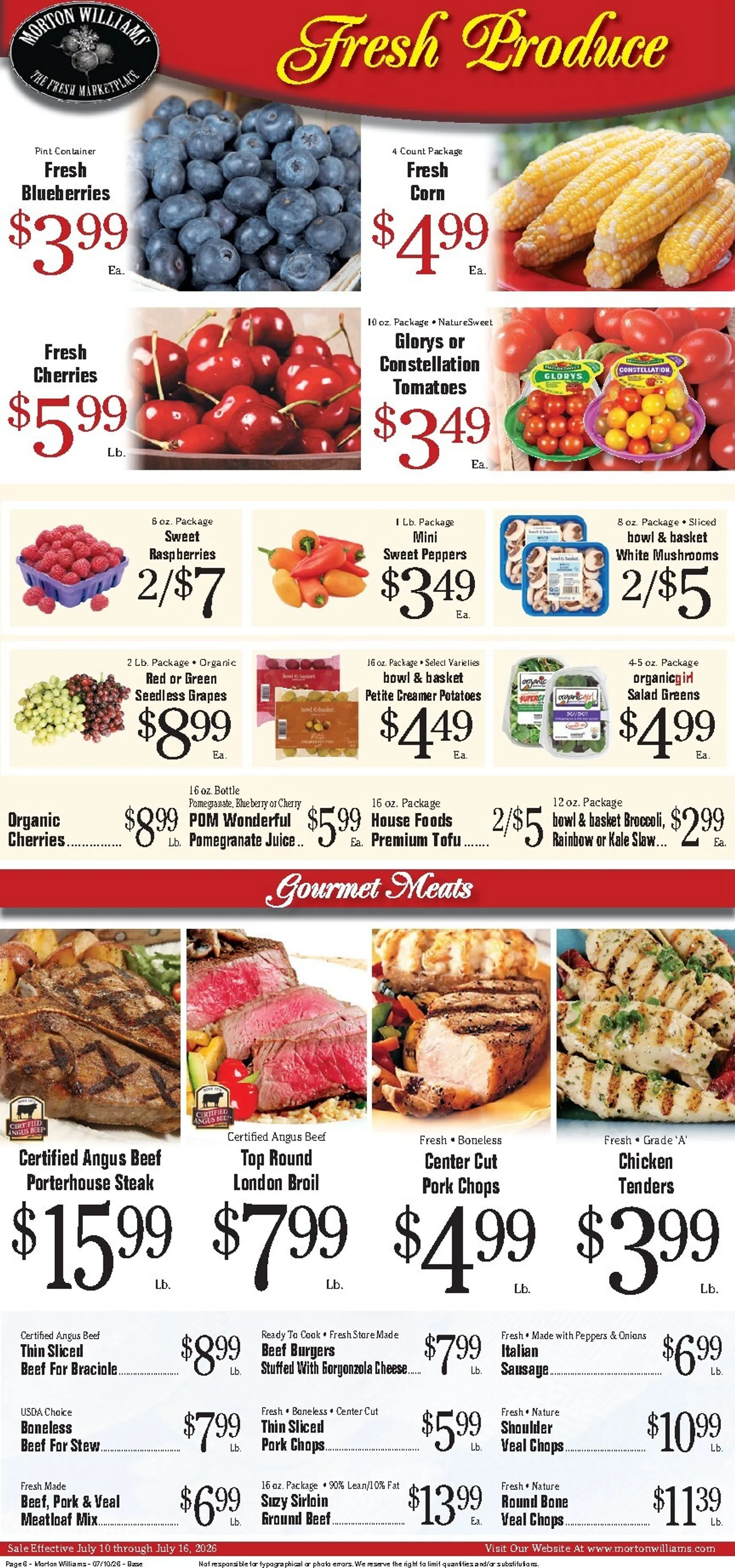 Weekly ad Current Morton Williams - Manhattan / Jersey City leaflet valid from Friday 07/10/2026 to Thursday 07/16/2026 from July 10 to July 16 2026 - Page 6