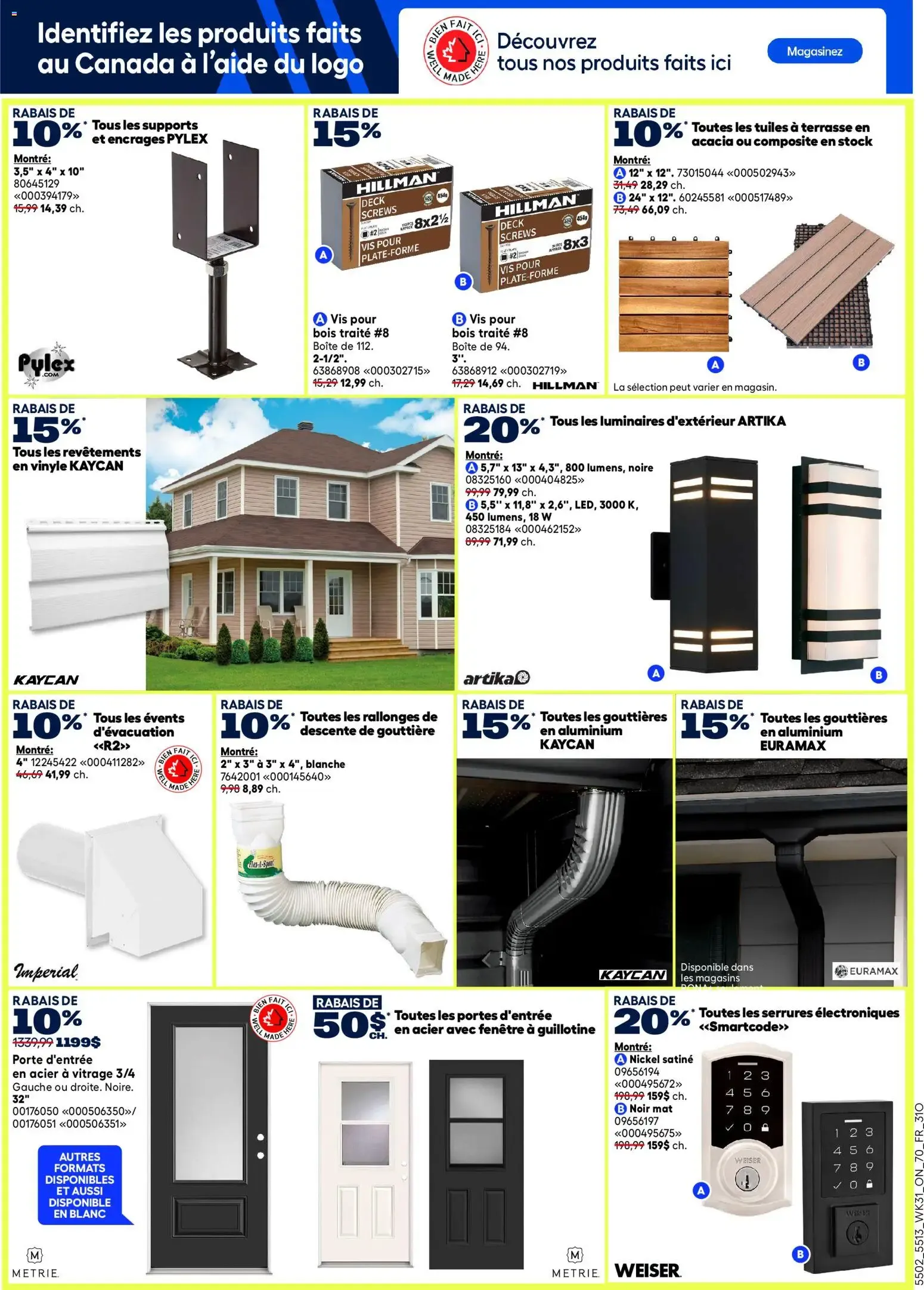 15% de Rabais from August 28 to August 30 2026 - flyer page 12
