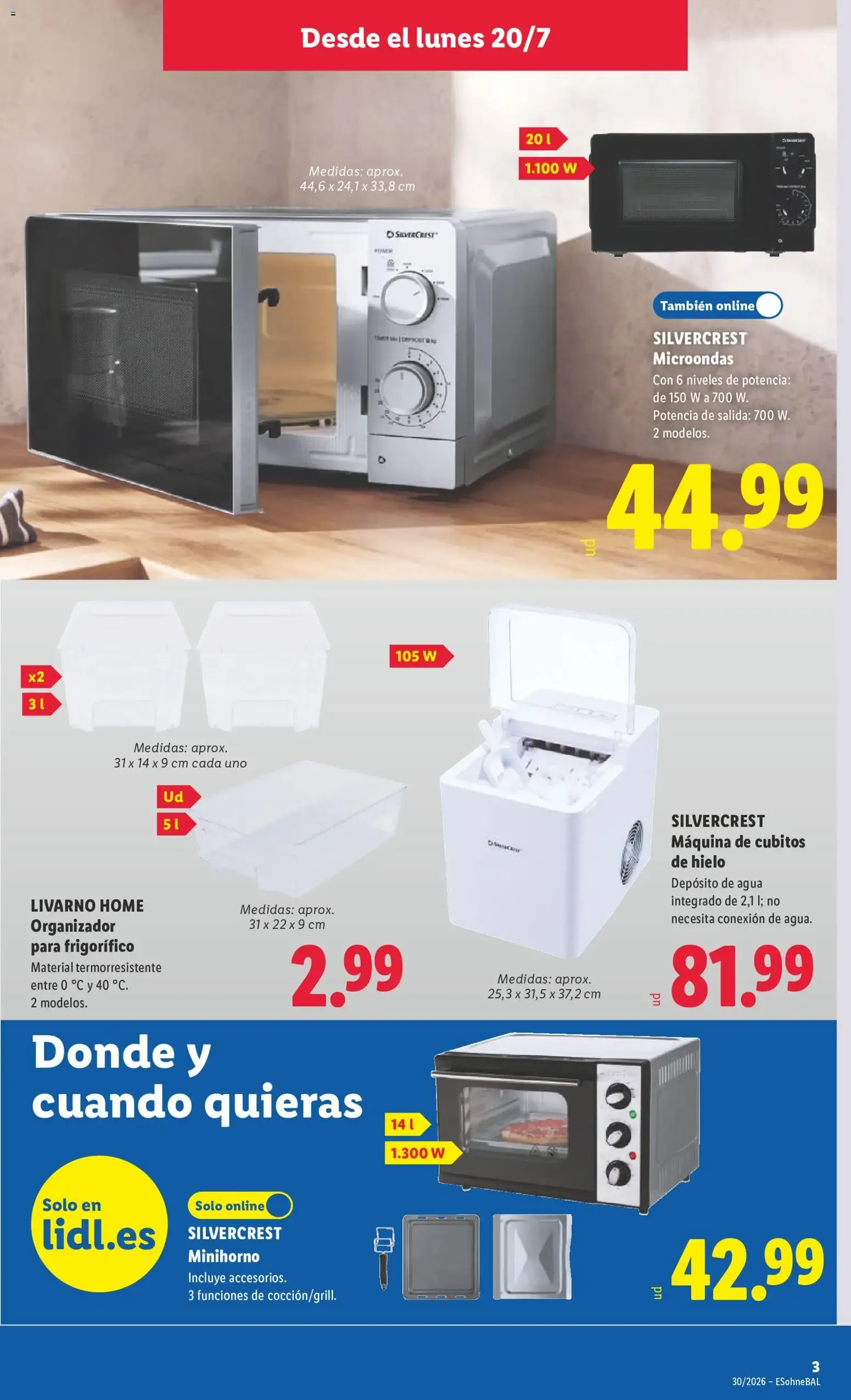 Catálogo de Lidl: Tú eliges 20 de julio al 26 de julio 2026 - Página 9