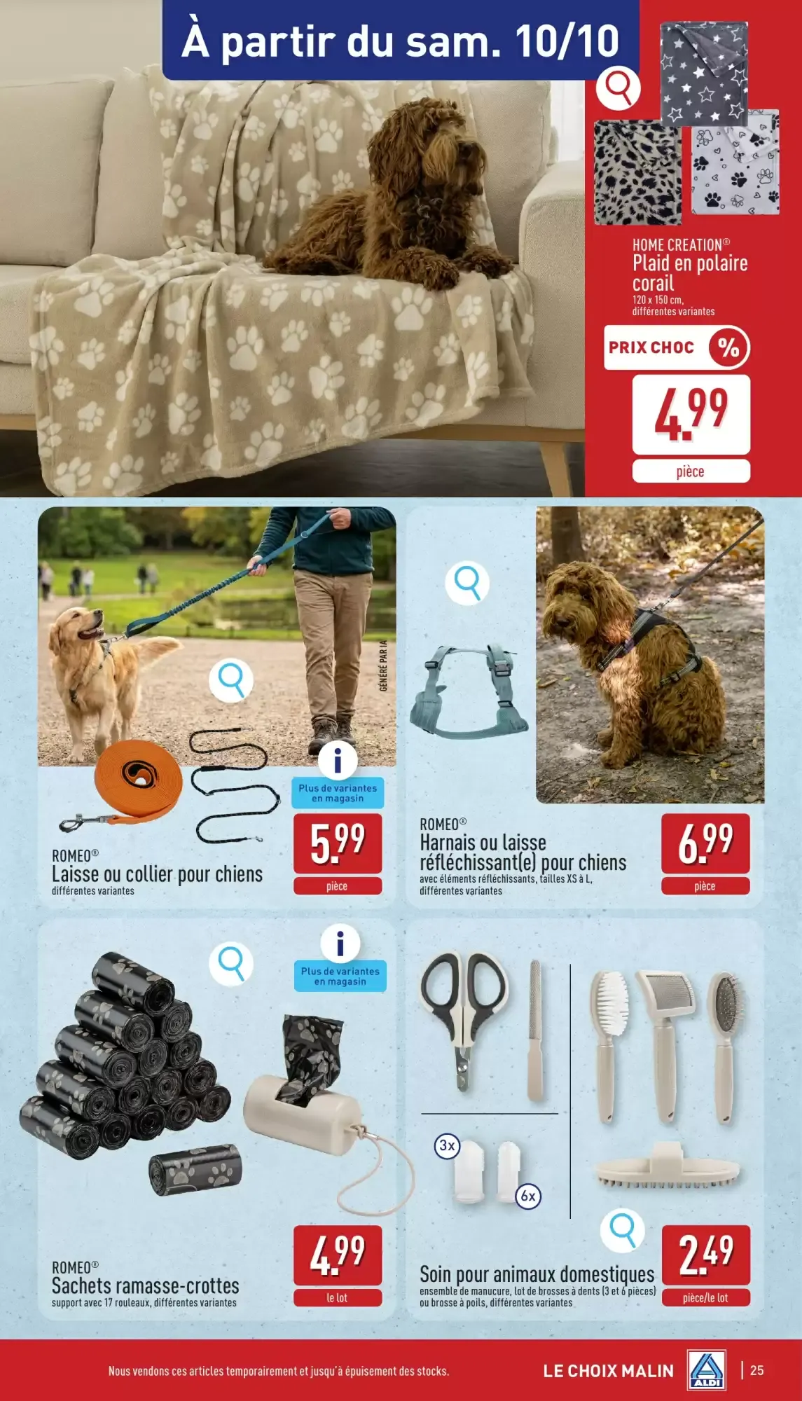 ALDI Dépliant du lun. 05/10 au sam. 10/10 inclus van 5 oktober tot 10 oktober 2026 - folder pagina 25