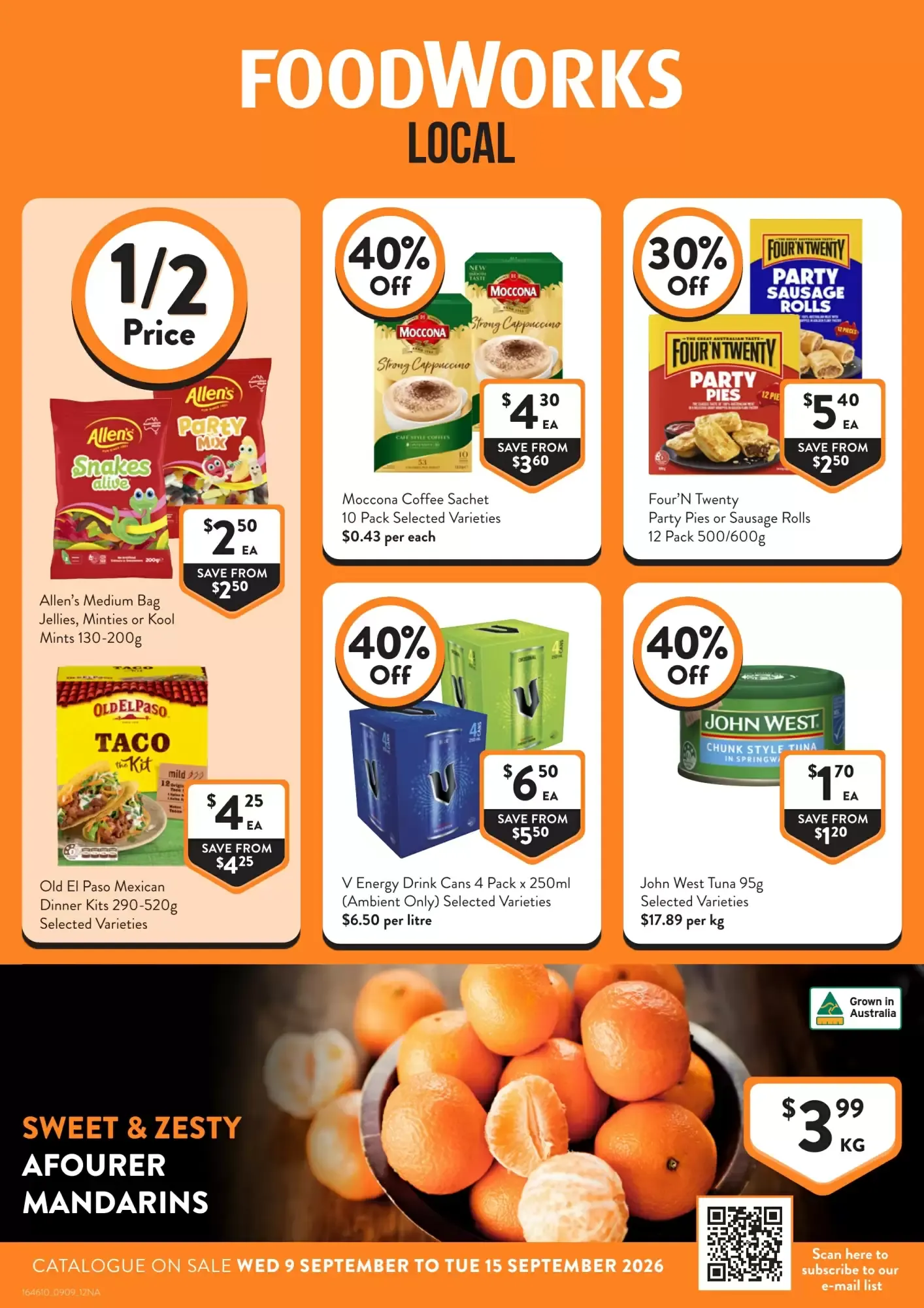 Foodworks catalogue week 37 - Catalogue valid from 9 September to 15 September 2026 - page 1
