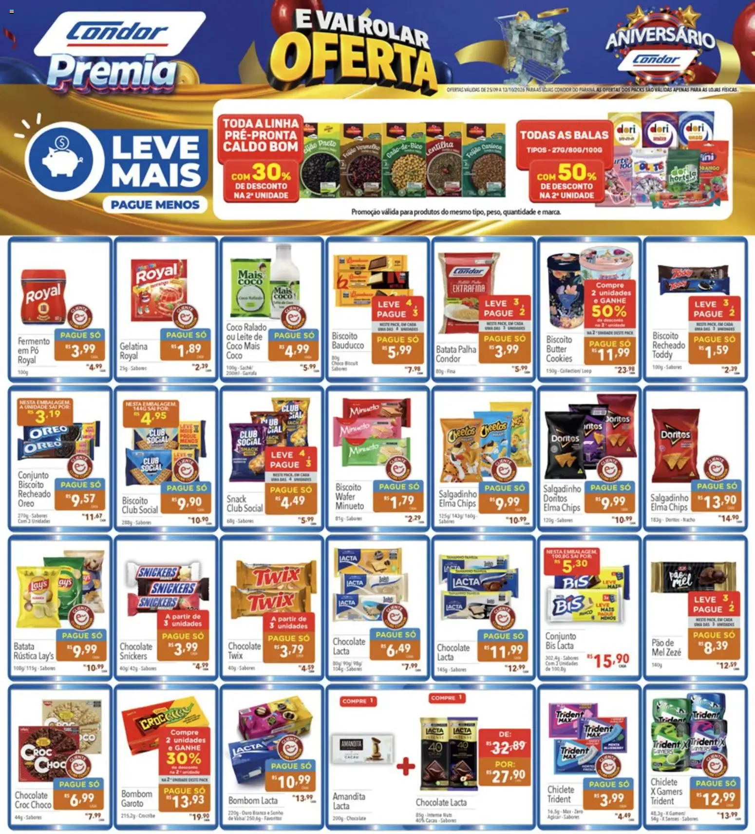 Encarte de Condor - Aniversário e Ofertas 25 de setembro até 13 de outubro 2026 - Pagina 8