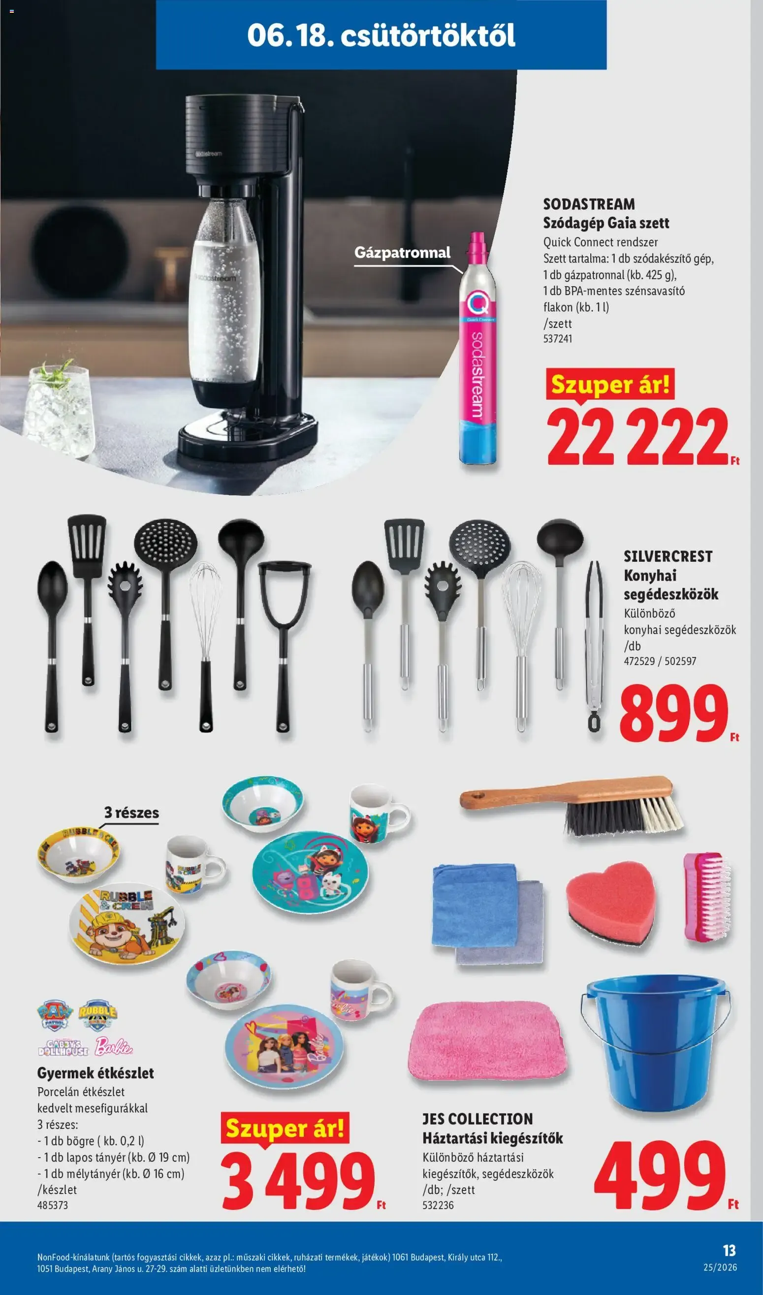 Katalógus Lidl Nonfood kínálatunk - 2026.06.18. -tól/töl > akció, lapozható szórólap 🛍️ június 18.-tól június 24.-ig 2026. - Oldal 13