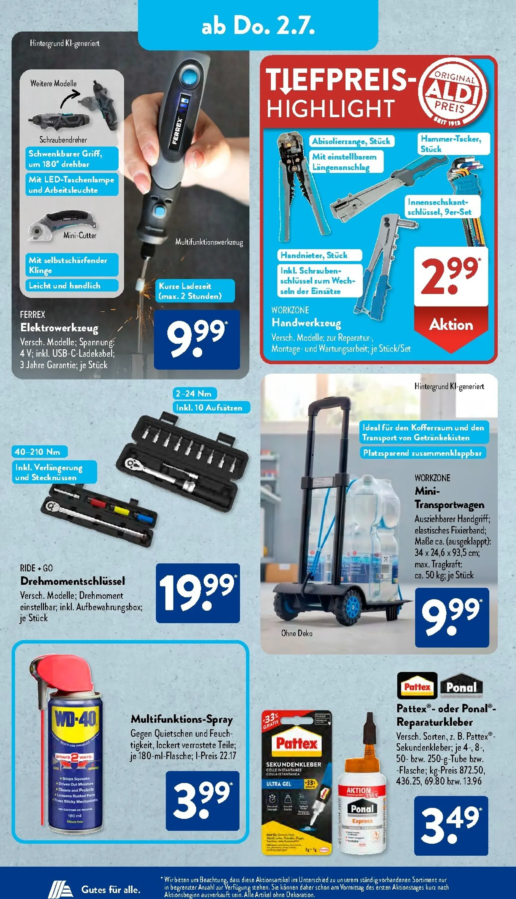 ALDI SÜD Tiefpreis-Highlight von 29. Juni bis 4. Juli 2026 - Prospekt seite 15