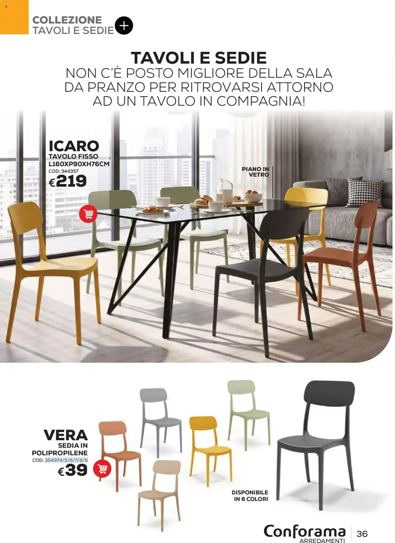Conforama Arredamenti - Catalogo Primavera/Estate 2026 da 22 giugno a 30 settembre di 2026 - Pagina del volantino 36
