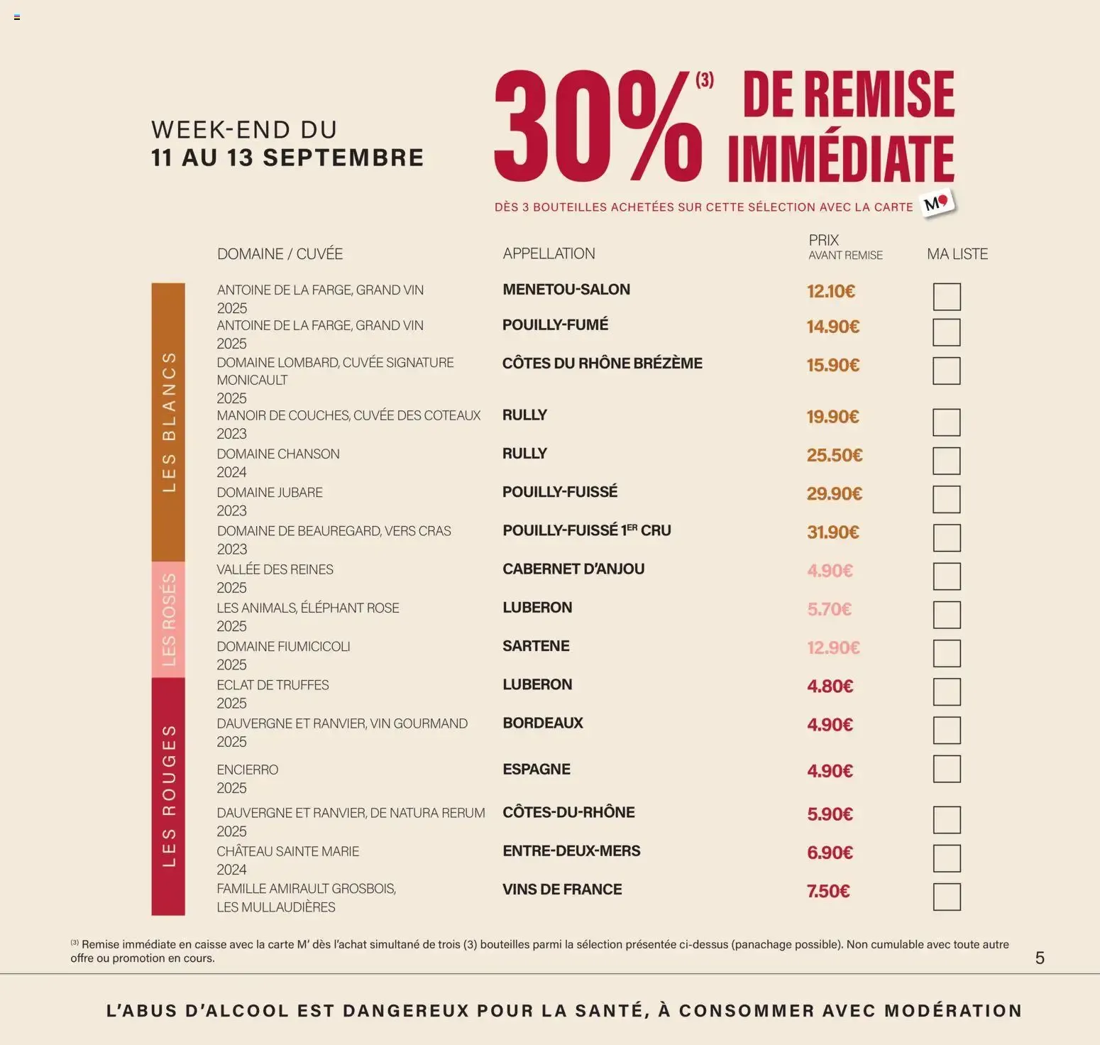 Monoprix - Calendrier des Offres du 11 septembre au 27 septembre 2026 - Catalogue page 5