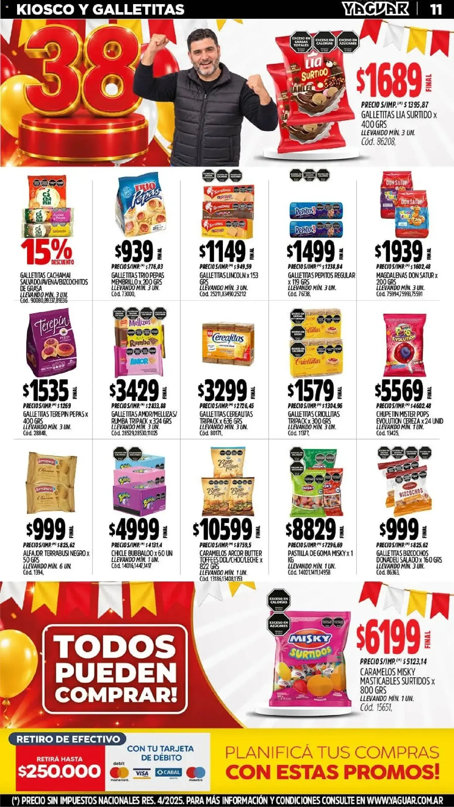 Ofertas de El Cumple del Año 38 - Mayorista Yaguar 19 de octubre al 25 de octubre 2026 - Página 13 del catálogo