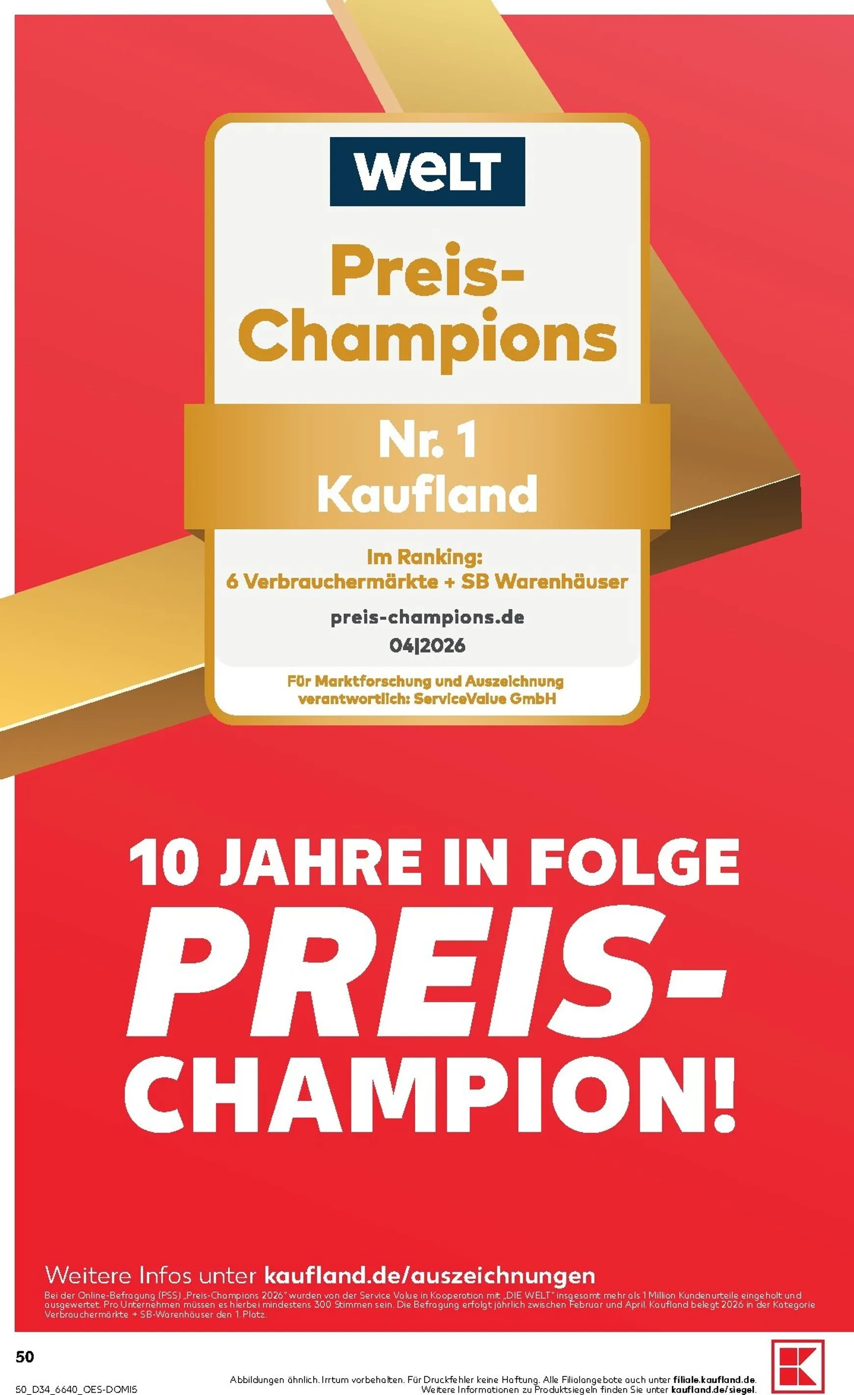 Kaufland Prospekt nächste Woche – von Donnerstag 20.08.2026 bis Mittwoch 26.08.2026 von 20. August bis 26. August 2026 - Prospekt seite 50