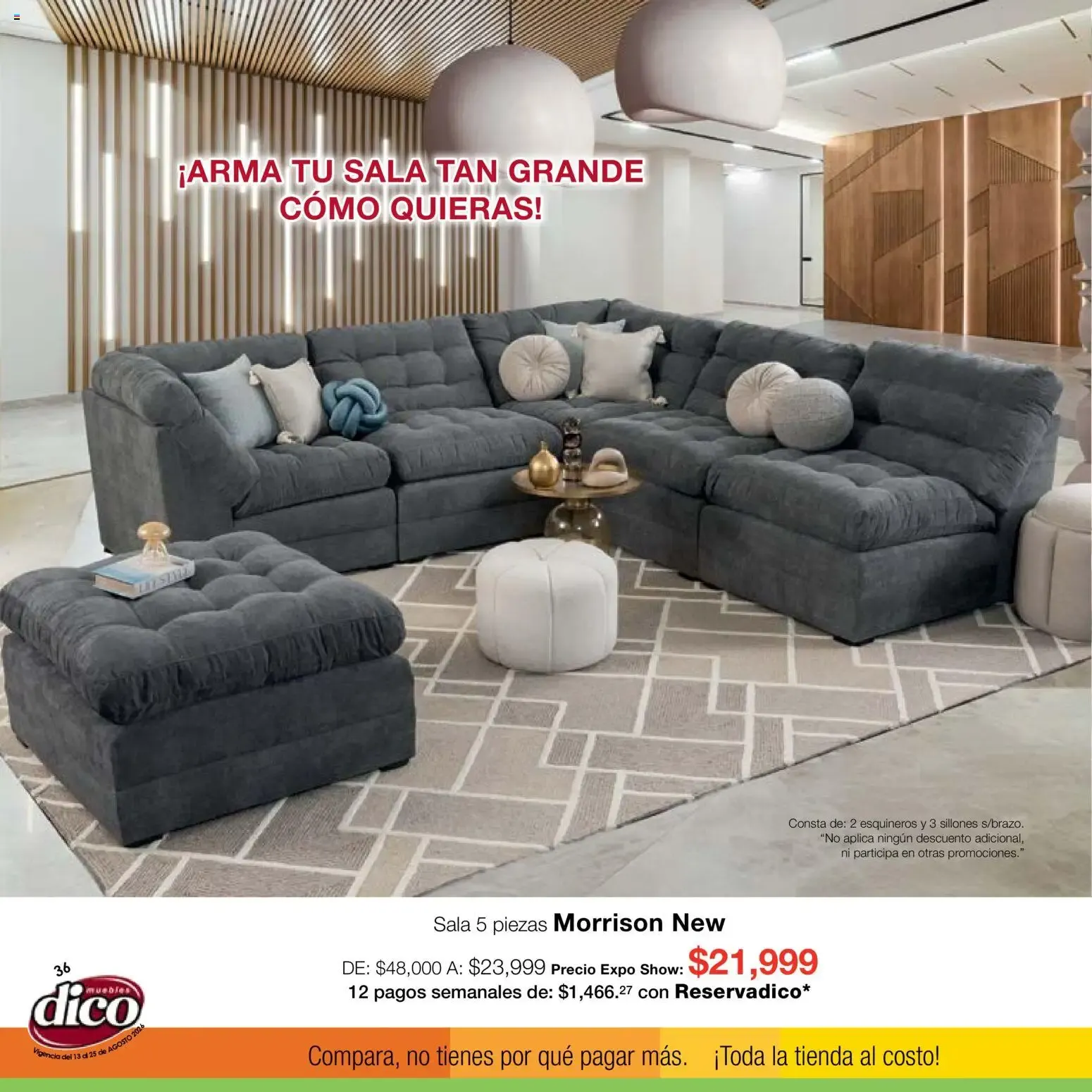 Catálogo de Muebles Dico catálogo Expo Show (13/08/2026 - 25/08/2026) - catálogo en línea 13 de agosto al 25 de agosto 2026 - Pagina 36