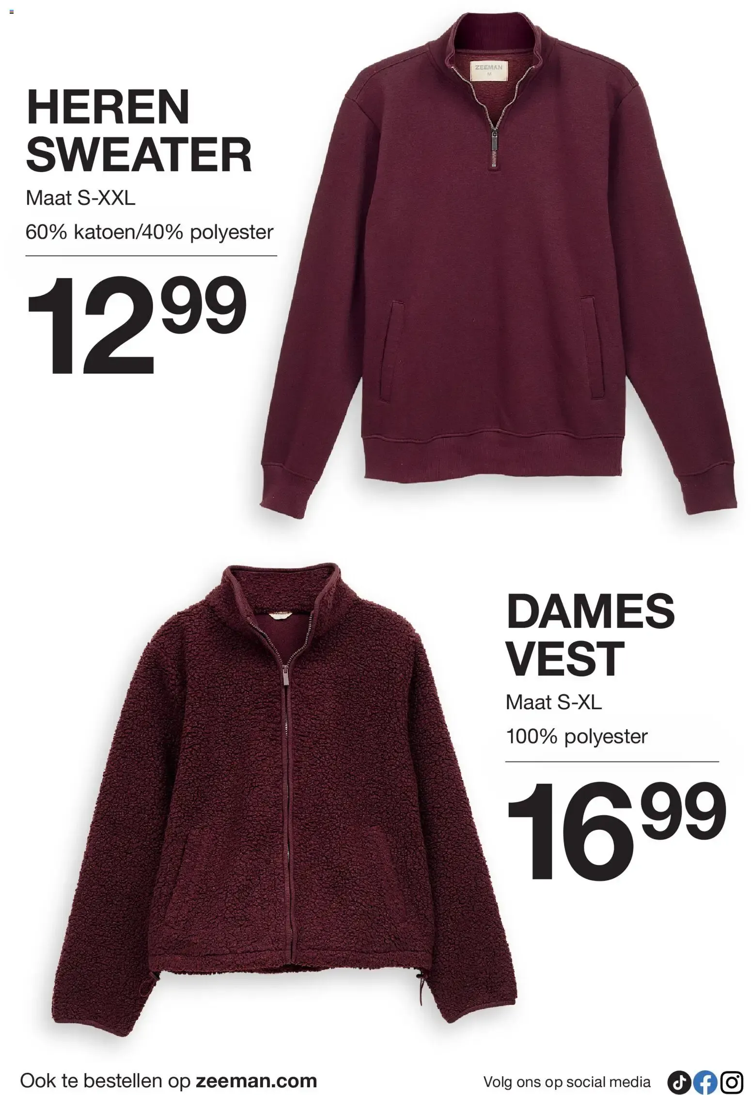 Zeeman: Zachte breisels voor frisse dagen, Baby, Dames Trui en 30% korting op kinderjassen van 10 oktober tot 23 oktober 2026 - Folder pagina 10