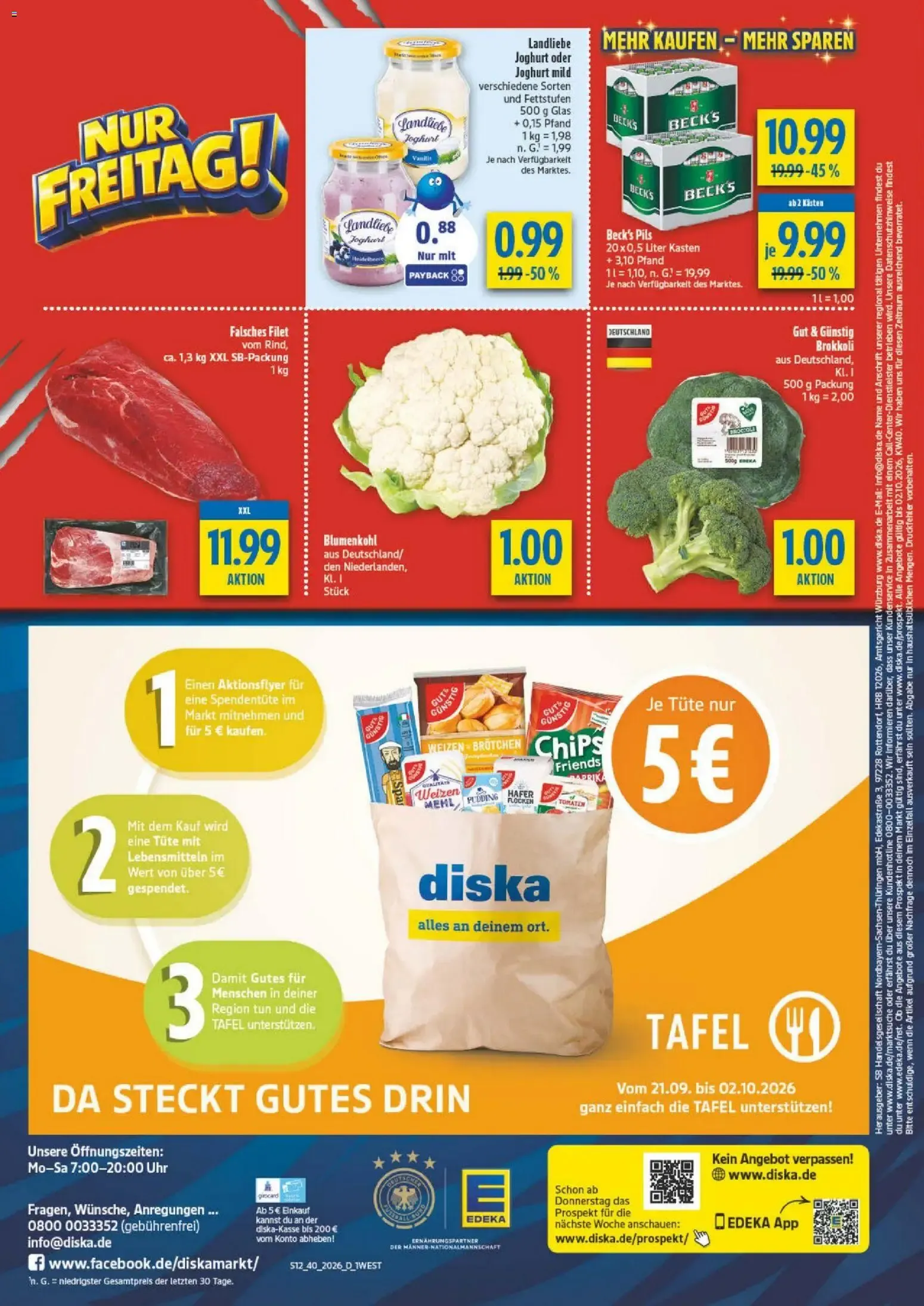 Diska: alles an deinem ort. günSTIGER von 28. September bis 2. Oktober 2026 - Prospekt seite 12