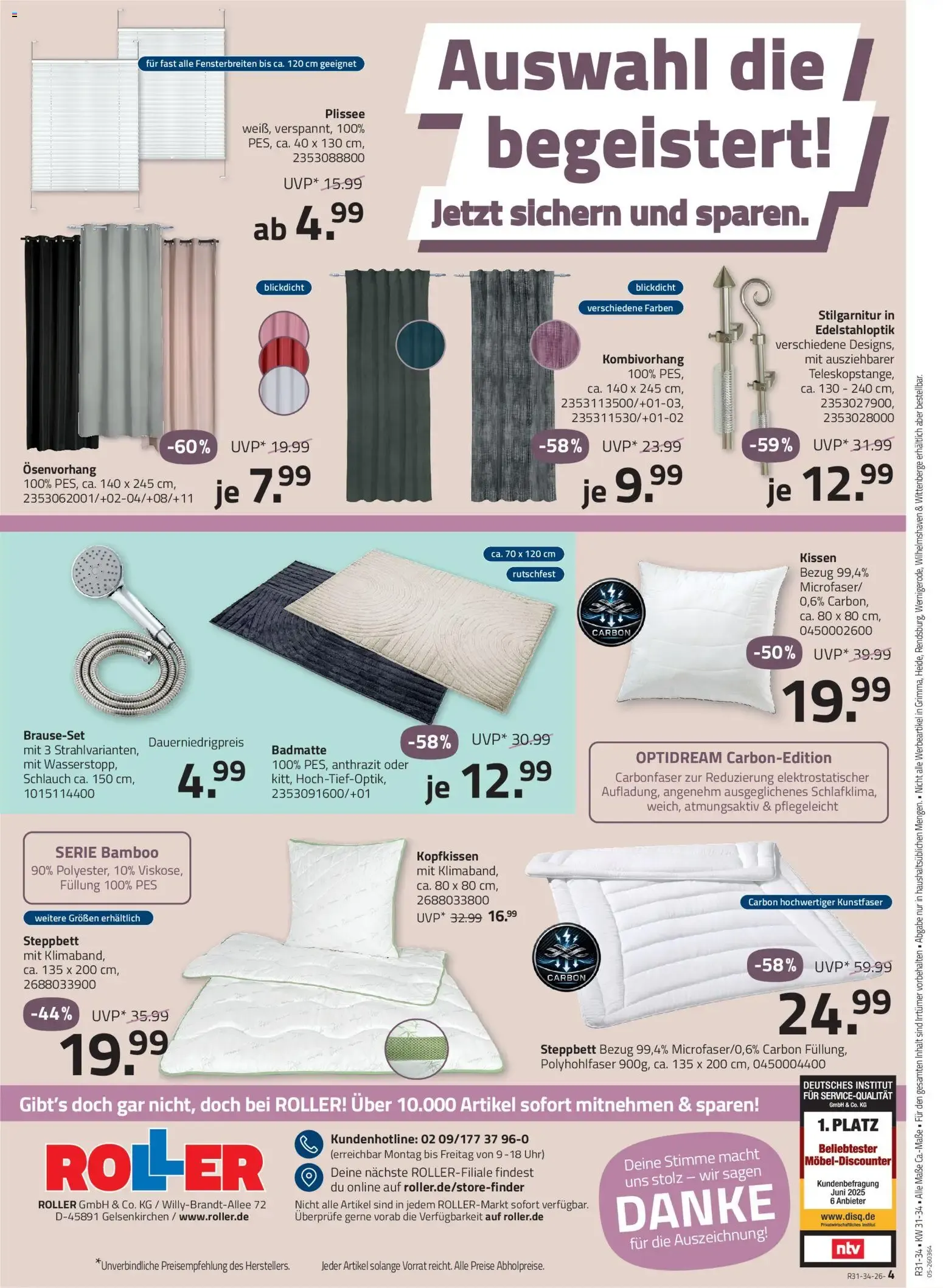 Roller: Starke Deals mit riesigen Rabatten von 26. Juli bis 22. August 2026 - Prospekt seite 4