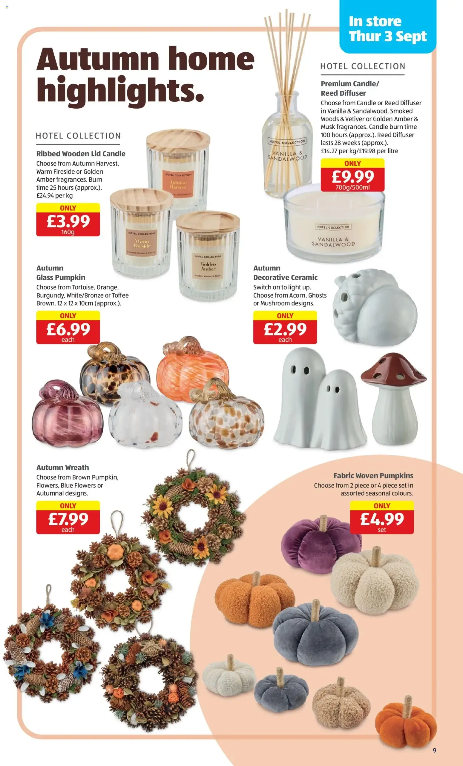 Aldi Specialbuys - Hello autumn from 3 September to 9 September 2026 - Catalogue Page 9