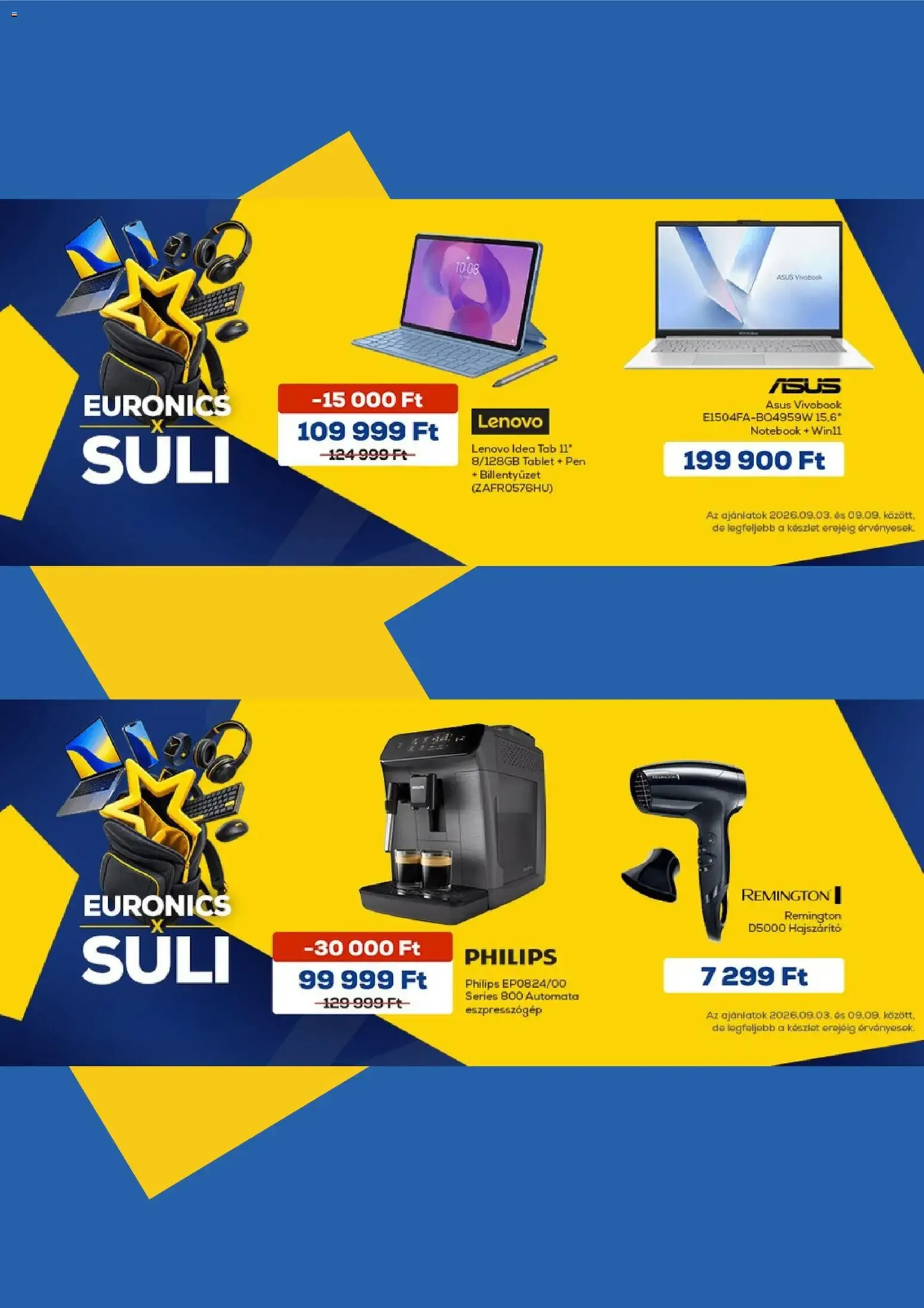 Katalógus Euronics akciós újság - 2026.09.03. -tól/töl > akció, lapozható szórólap 🛍️ szeptember 3.-tól szeptember 9.-ig 2026. - Oldal 2