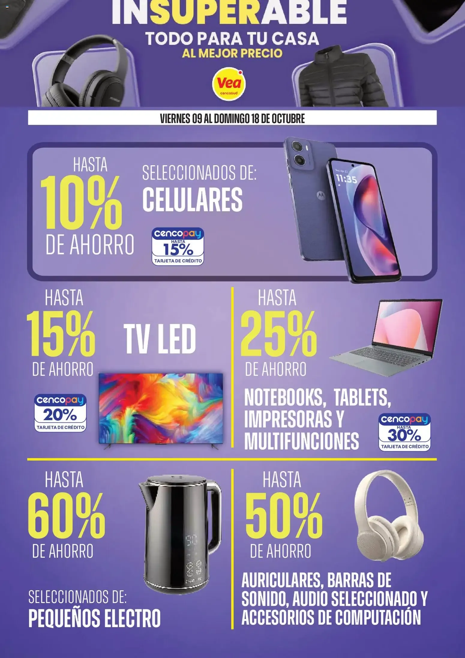 Ofertas de Vea - InSuperables Especial para tu casa del 09/10/2026 - 18/10/2026 9 de octubre al 18 de octubre 2026 - Página 2 del catálogo
