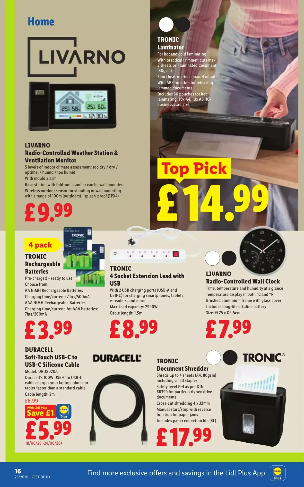 Lidl leaflet week 25 from 18 June to 24 June 2026 - Catalogue Page 18
