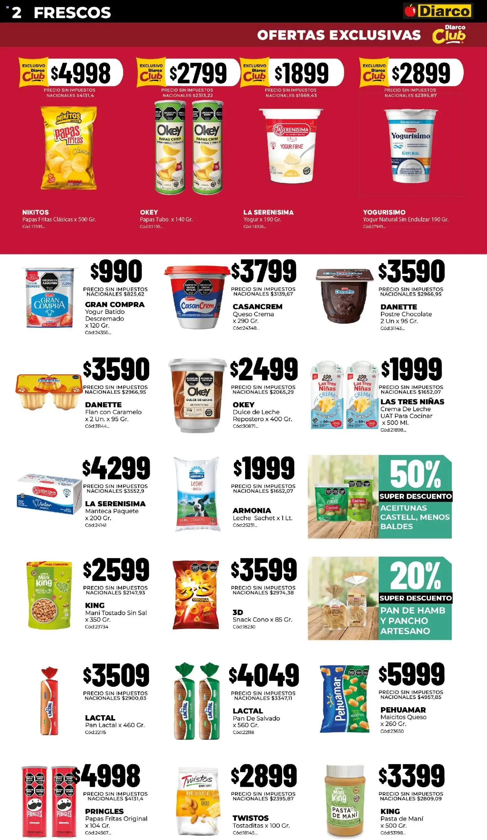 Ofertas de Diarco - ¡Todos pueden comprar por unidad o cantidad! 14 de septiembre al 18 de septiembre 2026 - Página 2 del catálogo