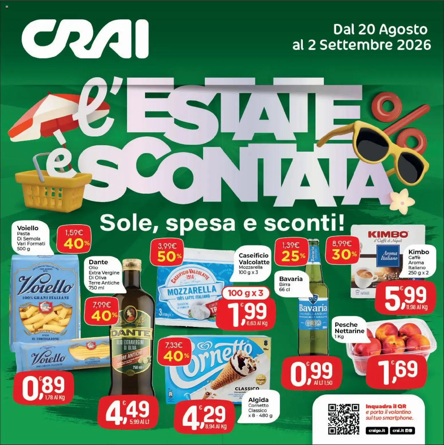 Nuovo CRAI volantino dal 20/08/2026 > offerte anteprima 🛍️ da 20 agosto a 2 settembre di 2026 - Pagina del volantino 1