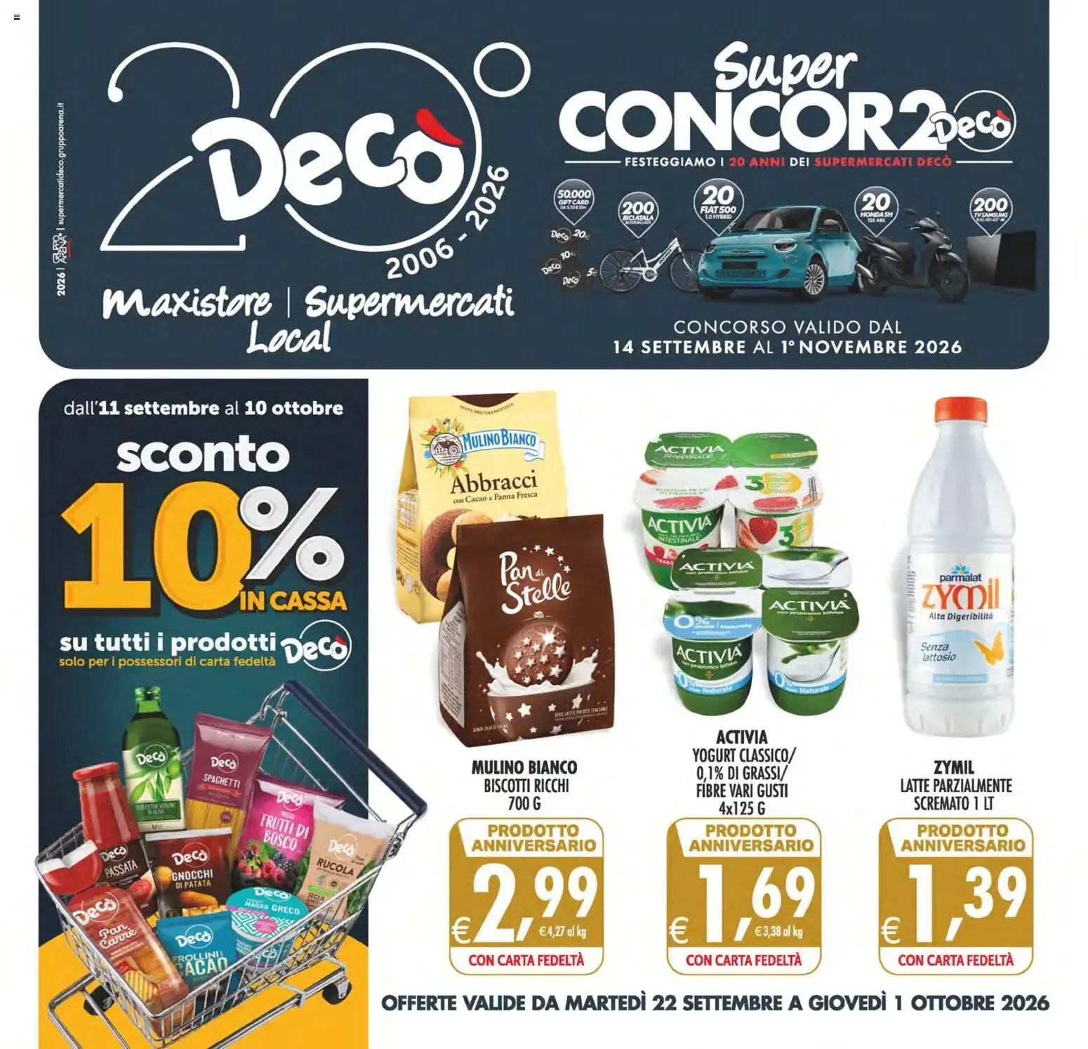Deco Maxistore Supermercati Local - Super Concorso 20 Anni da 22 settembre a 1 ottobre di 2026 - Pagina del volantino 1