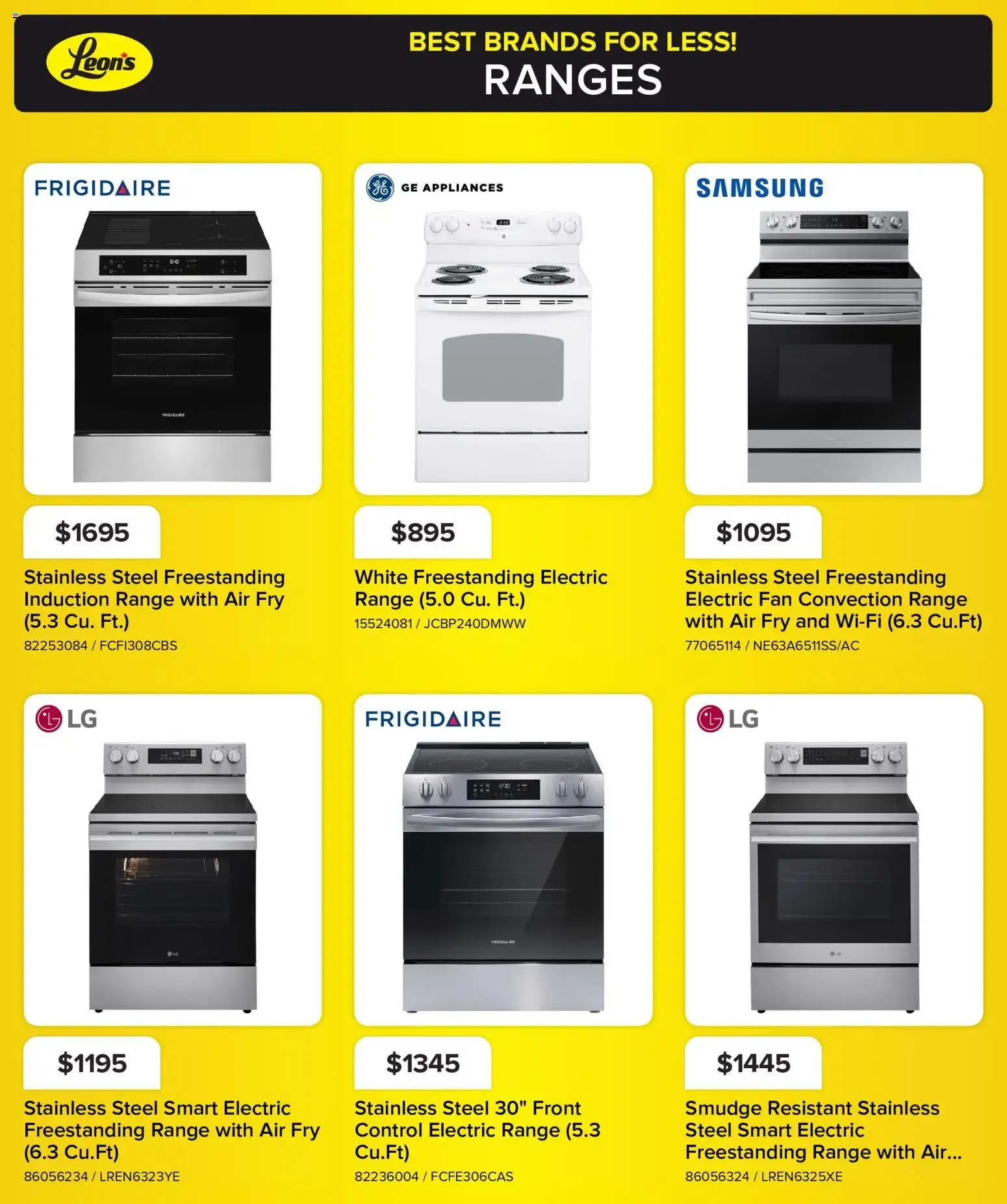 Leon's flyer - BBFL Appliances from Oct 29, 2026 > weekly specials & deals from October 29 to November 4 2026 - flyer page 4