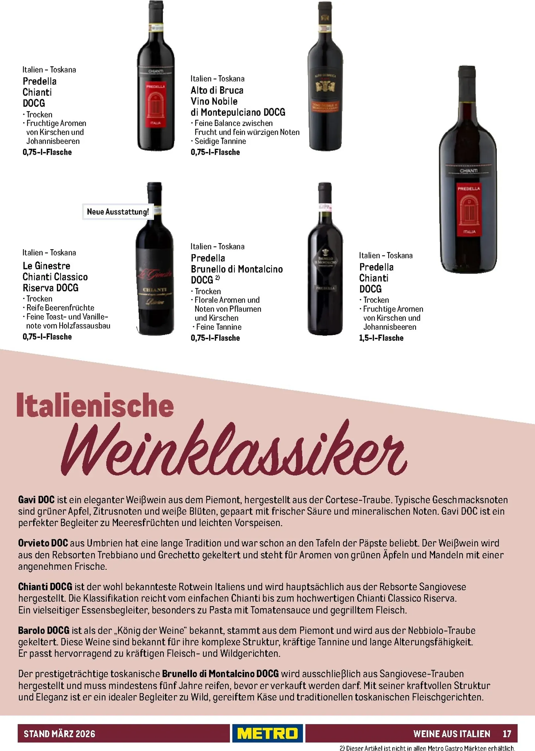Sortimentskatalog Hauswein: Für jeden Anlass der passende Tropfen von 1. März bis 31. Dezember 2026 - Prospekt seite 17