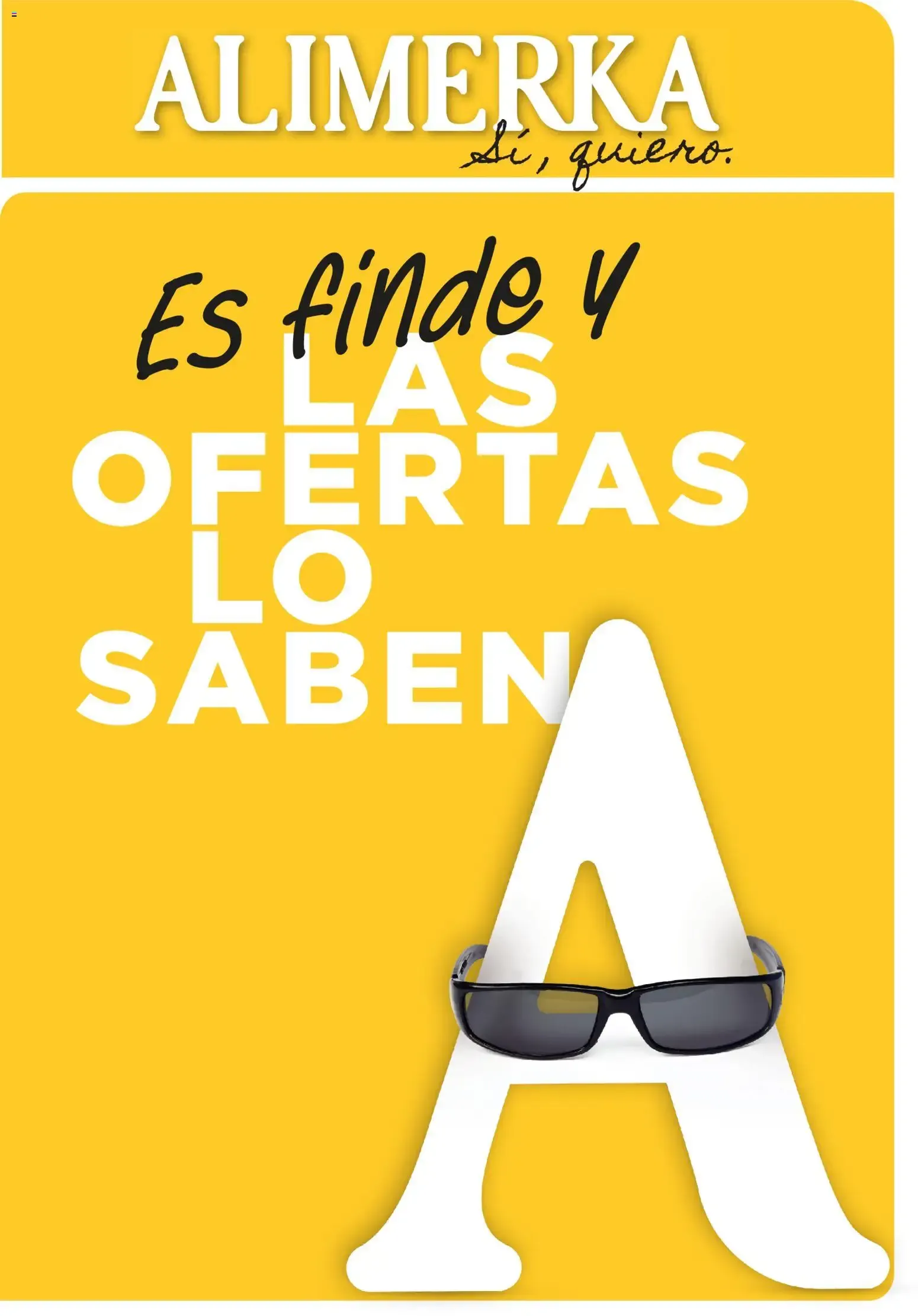 Catálogo de Alimerka: Es finde y Las Ofertas Lo Saben 27 de agosto al 30 de agosto 2026 - Página 1