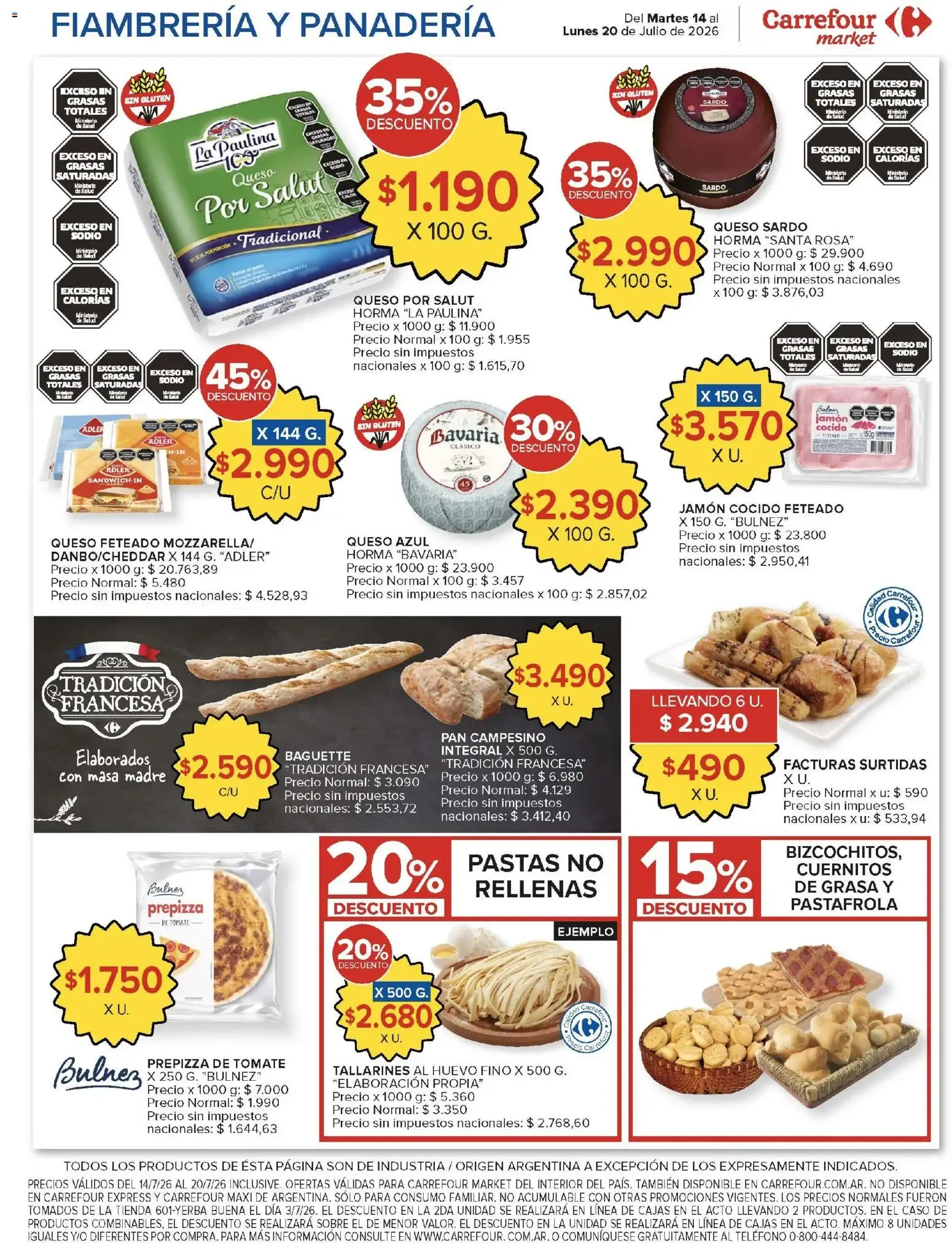 Ofertas de Carrefour ofertas || del 14/07/2026 - 20/07/2026 || Promociones 14 de julio al 20 de julio 2026 - Página 45 del catálogo